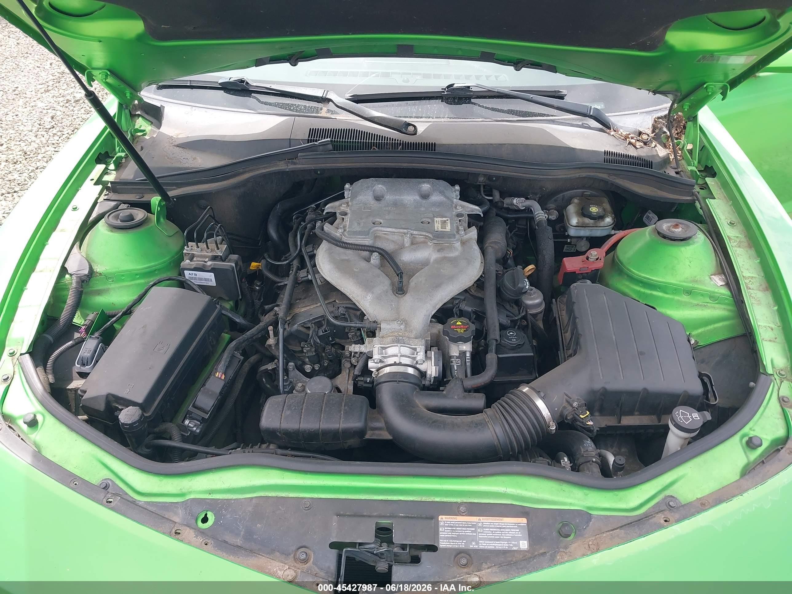 2010 Chevrolet Camaro 1lt Green vin: 2G1FB1EVXA9197192