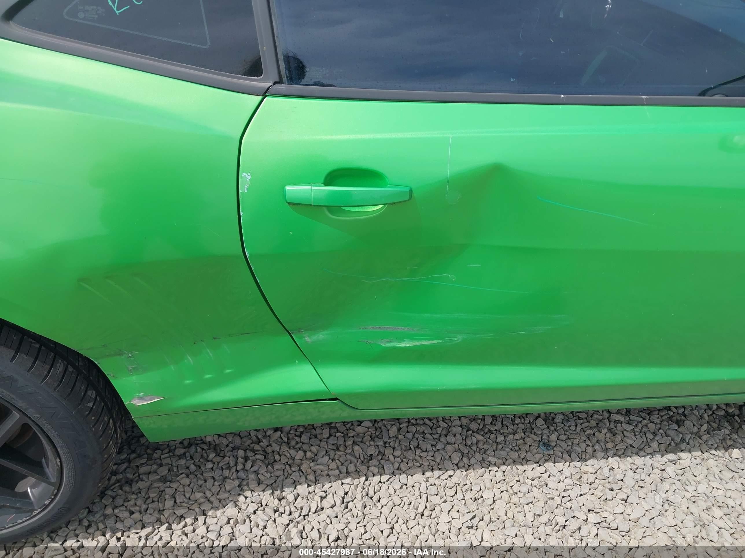 2010 Chevrolet Camaro 1lt Green vin: 2G1FB1EVXA9197192