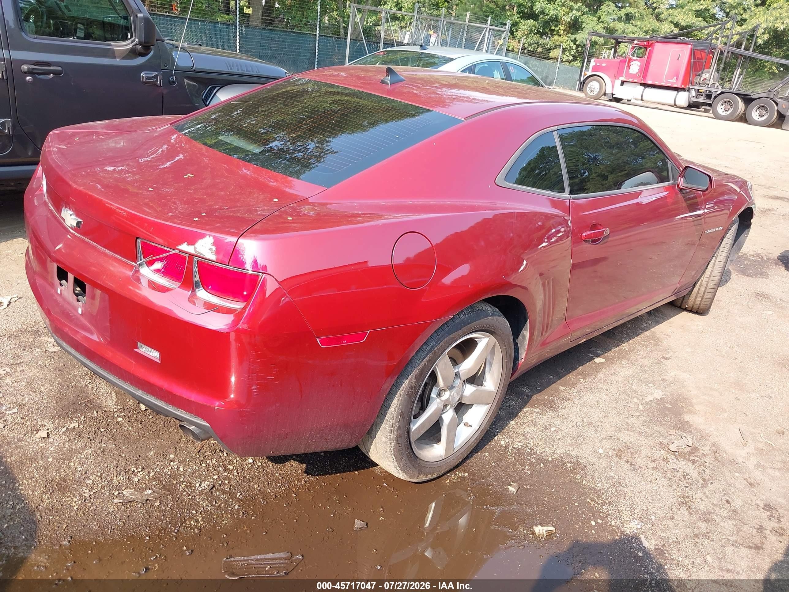 2010 Chevrolet Camaro 1lt Maroon vin: 2G1FB1EVXA9211138