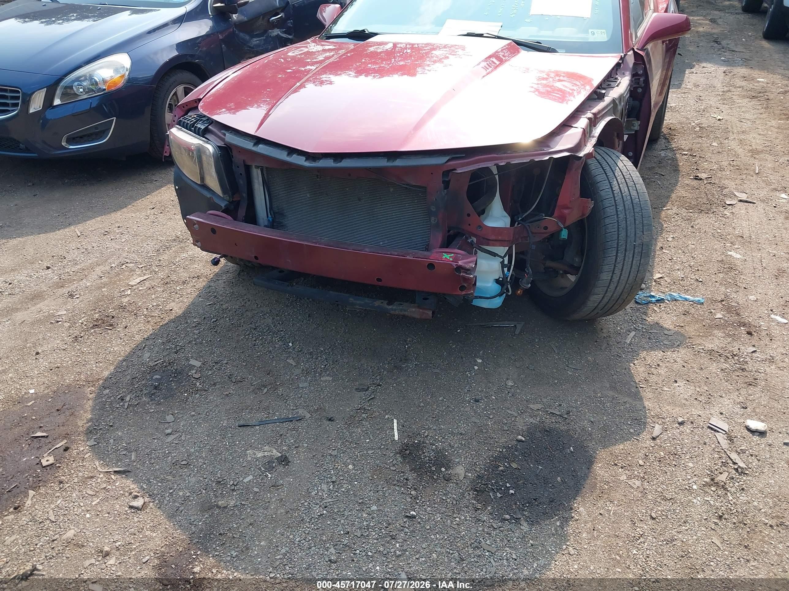 2010 Chevrolet Camaro 1lt Maroon vin: 2G1FB1EVXA9211138