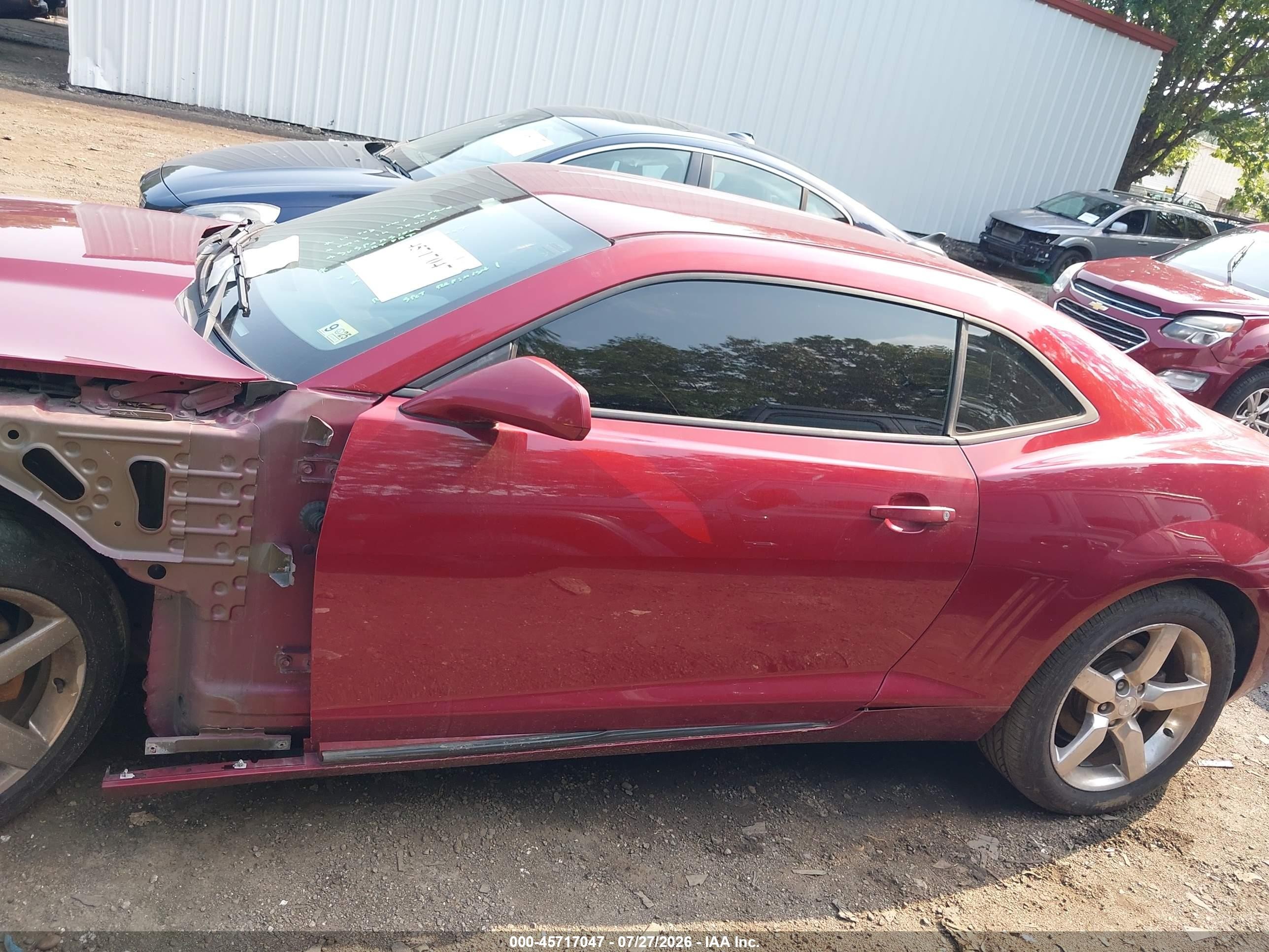 2010 Chevrolet Camaro 1lt Maroon vin: 2G1FB1EVXA9211138