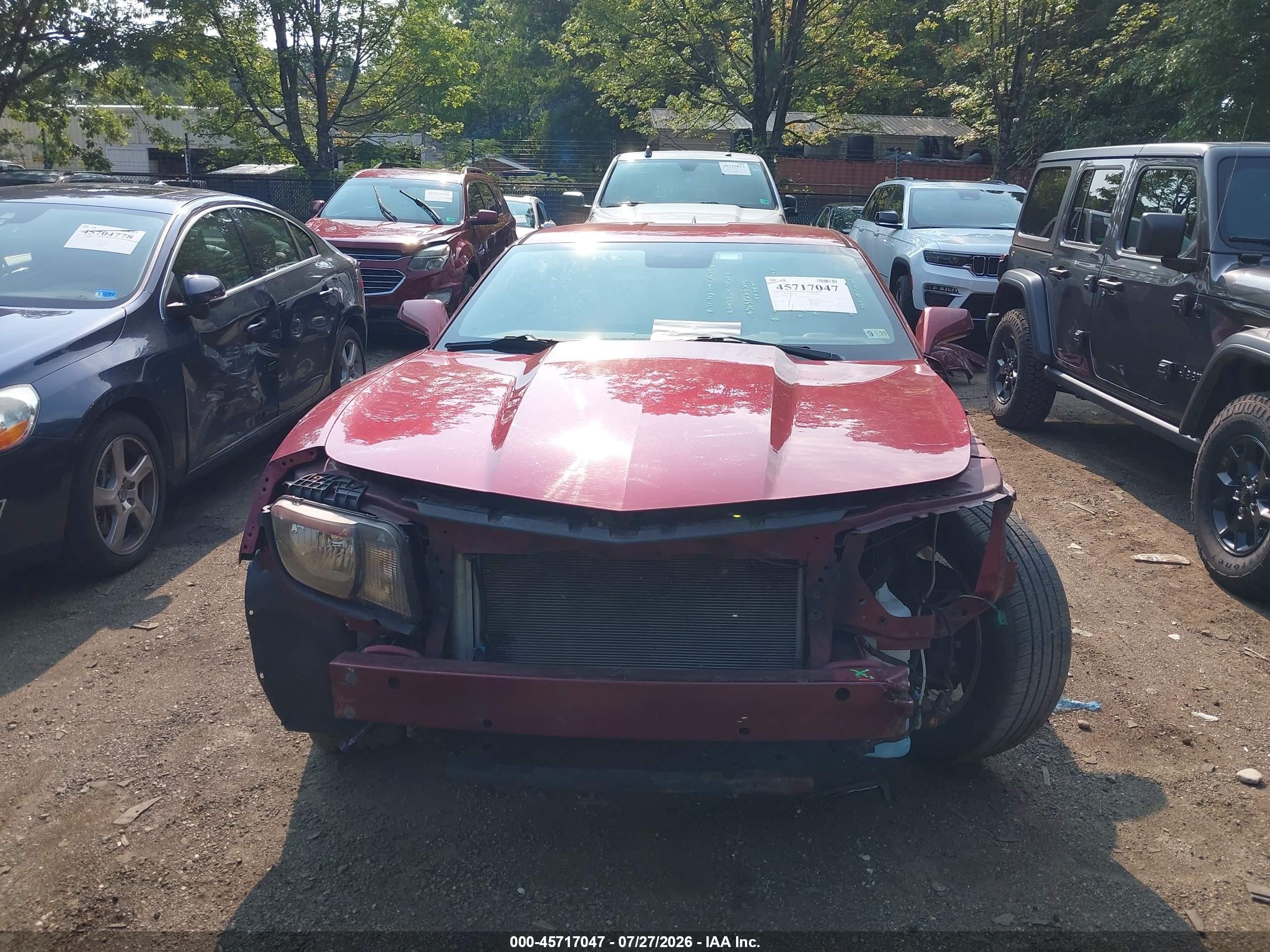 2010 Chevrolet Camaro 1lt Maroon vin: 2G1FB1EVXA9211138