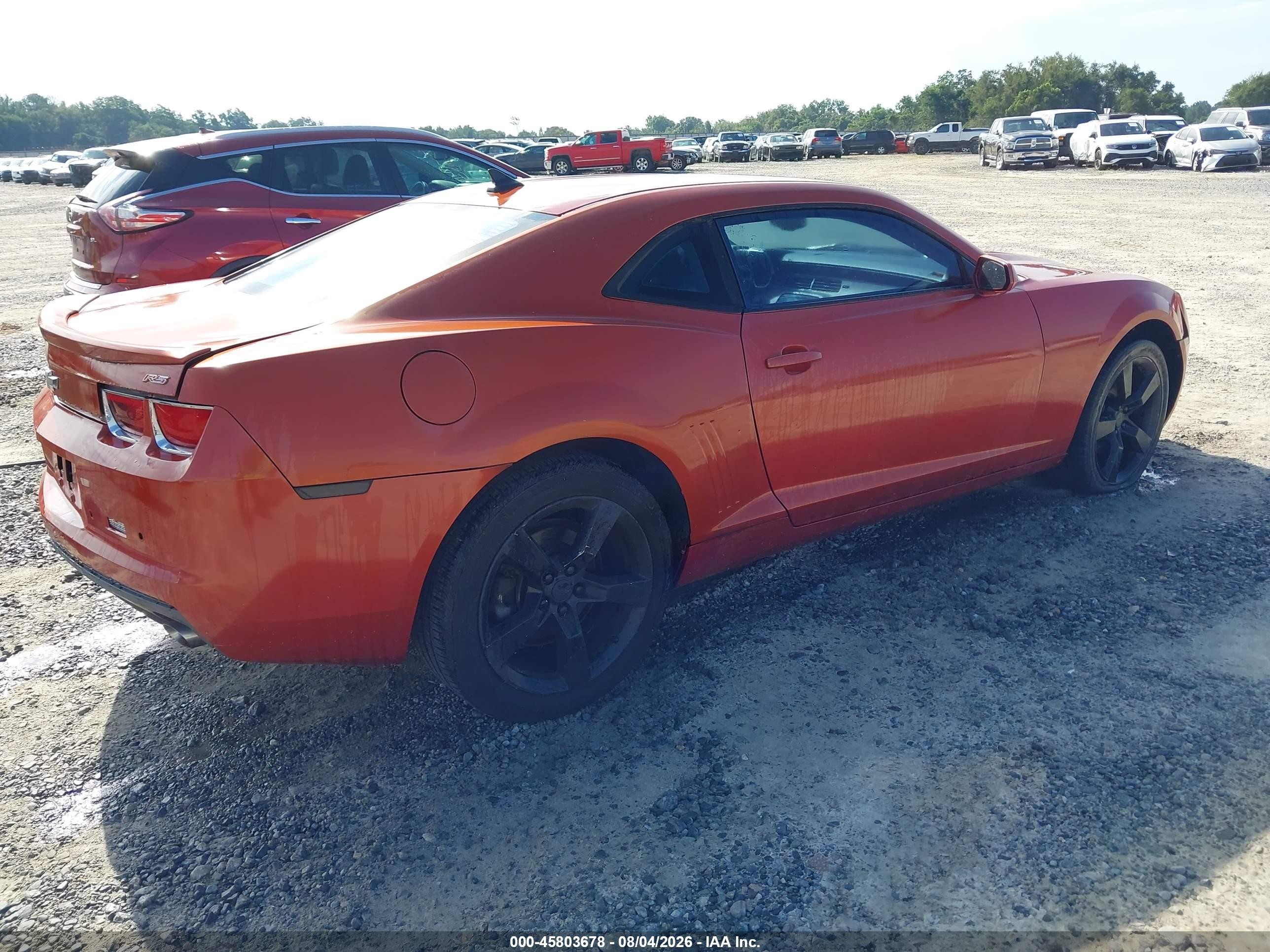 2010 Chevrolet Camaro 1lt Orange vin: 2G1FB1EVXA9214931