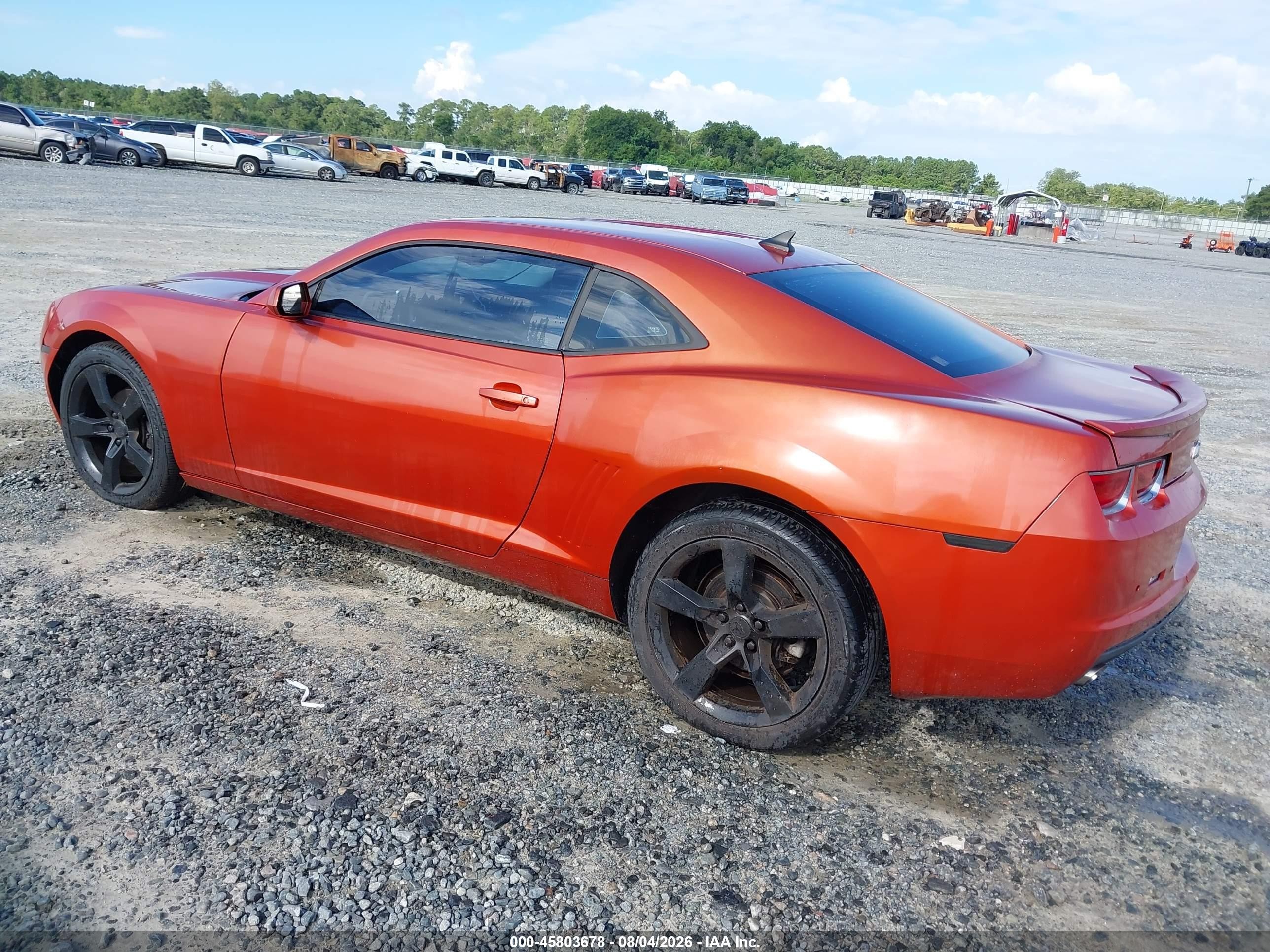 2010 Chevrolet Camaro 1lt Orange vin: 2G1FB1EVXA9214931