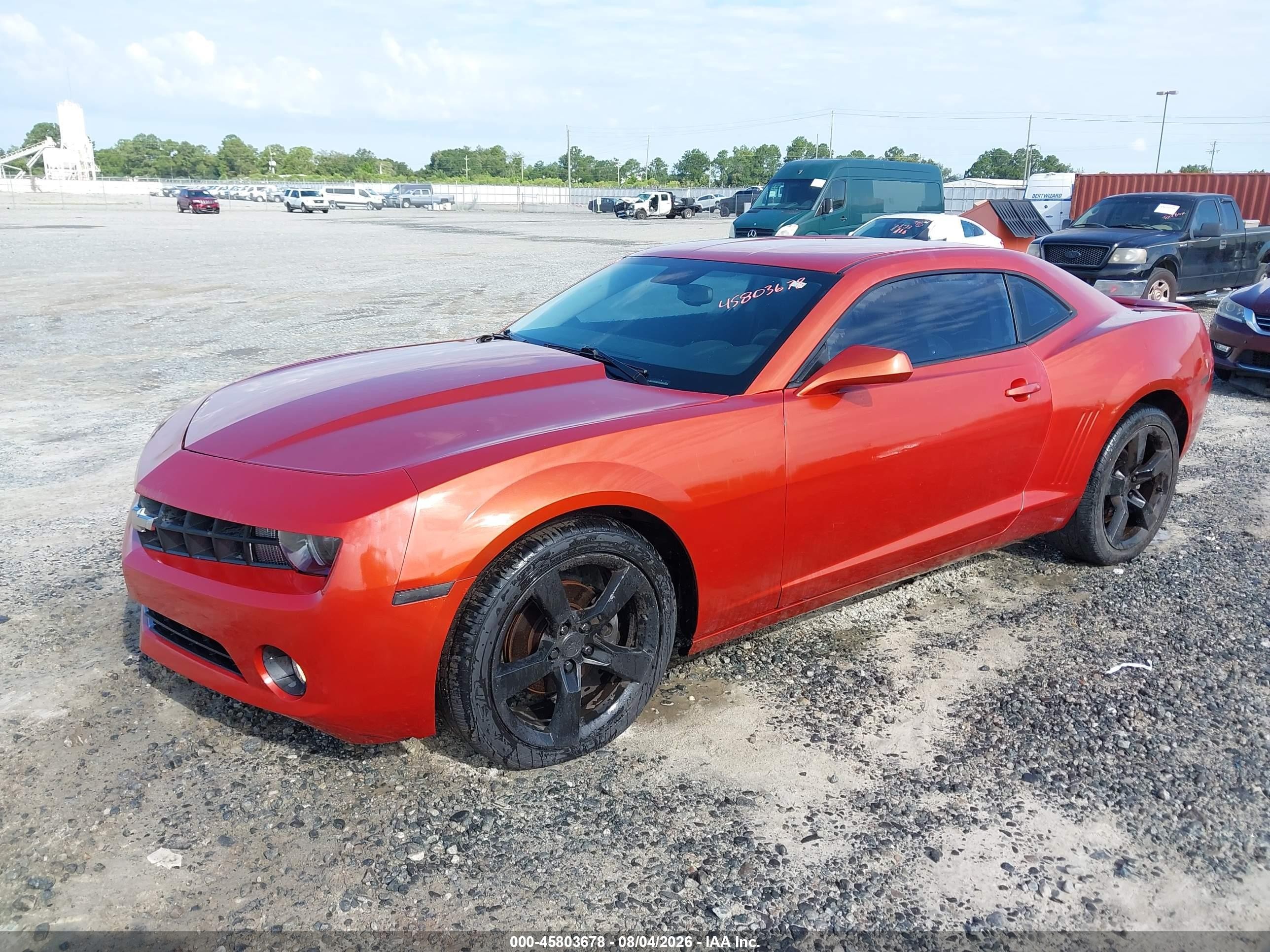 2010 Chevrolet Camaro 1lt Orange vin: 2G1FB1EVXA9214931