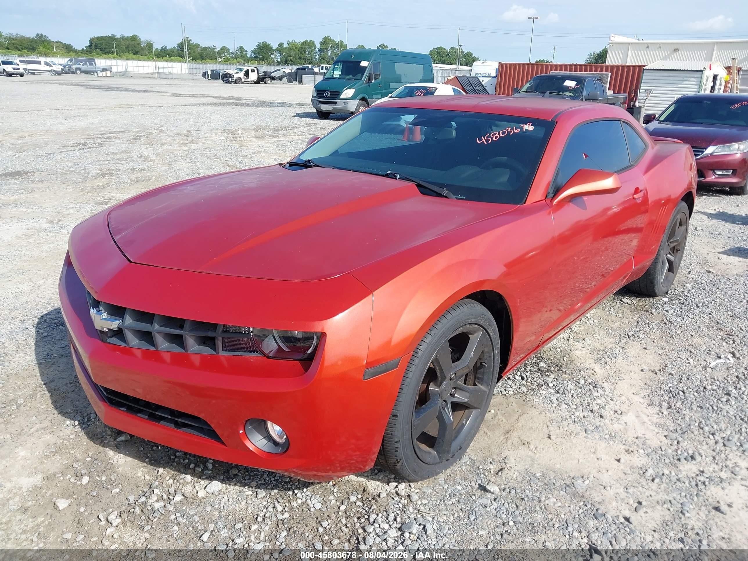 2010 Chevrolet Camaro 1lt Orange vin: 2G1FB1EVXA9214931