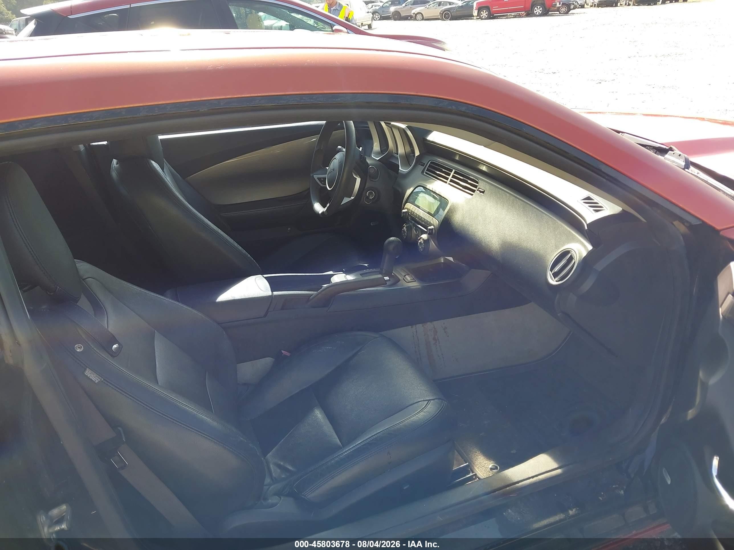 2010 Chevrolet Camaro 1lt Orange vin: 2G1FB1EVXA9214931