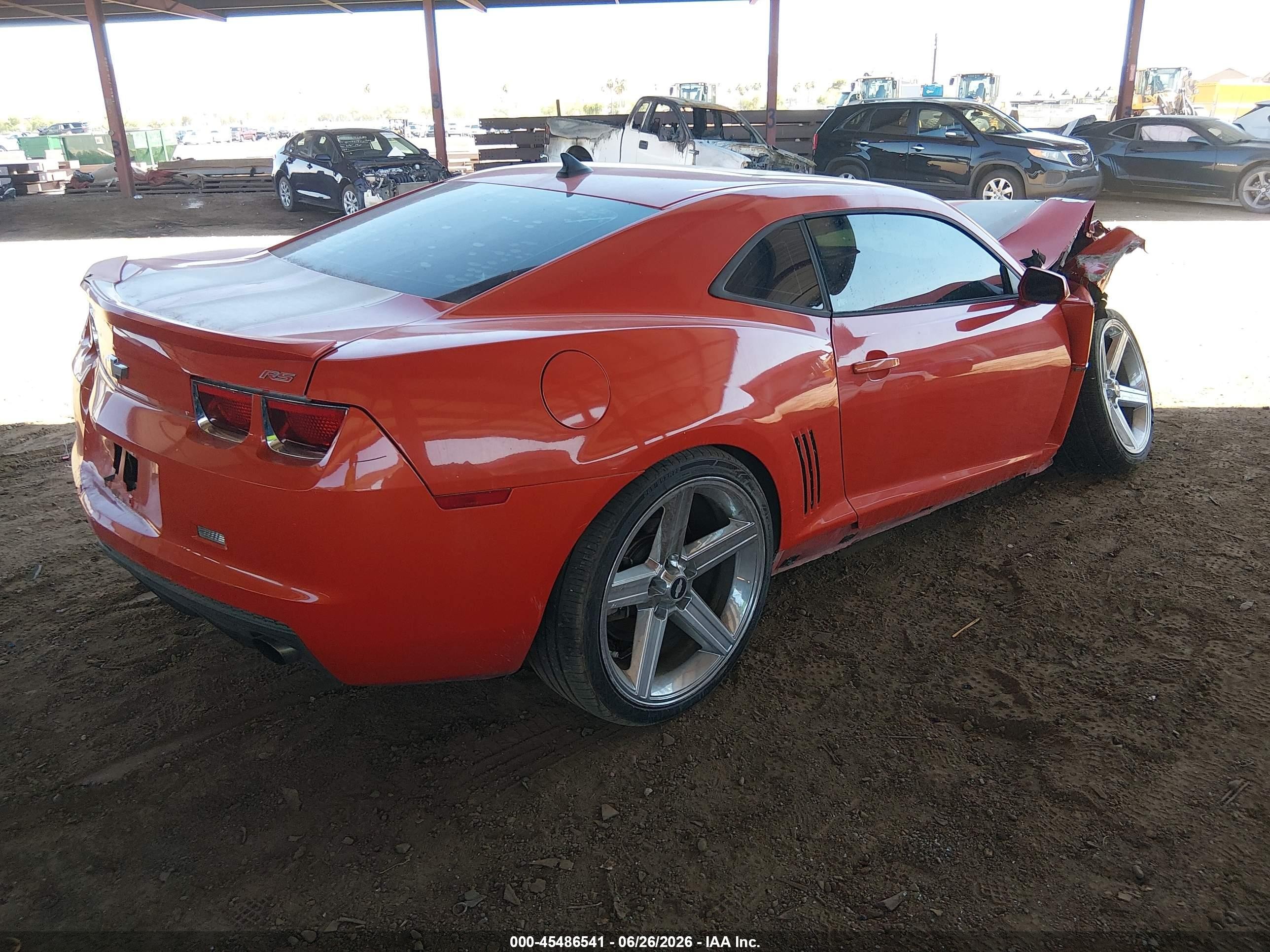 2010 Chevrolet Camaro 1lt Orange vin: 2G1FB1EVXA9216288
