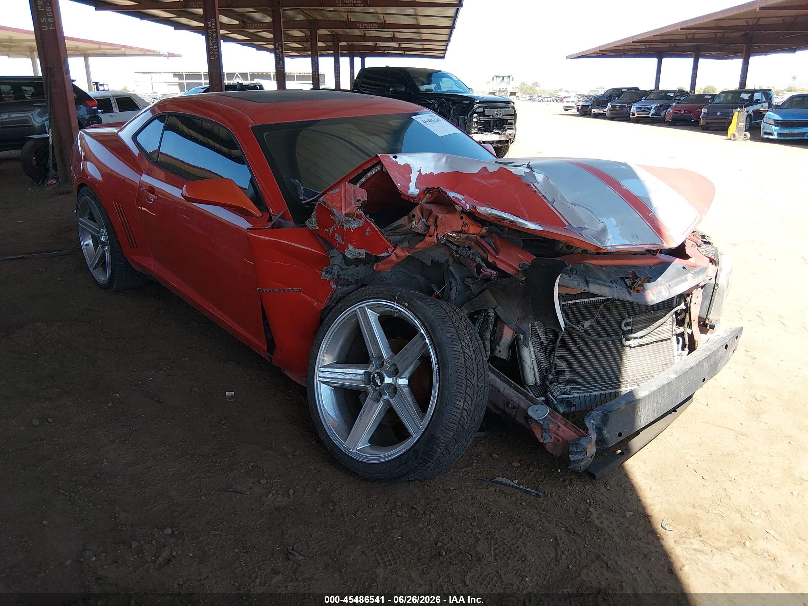 2010 Chevrolet Camaro 1lt Orange vin: 2G1FB1EVXA9216288