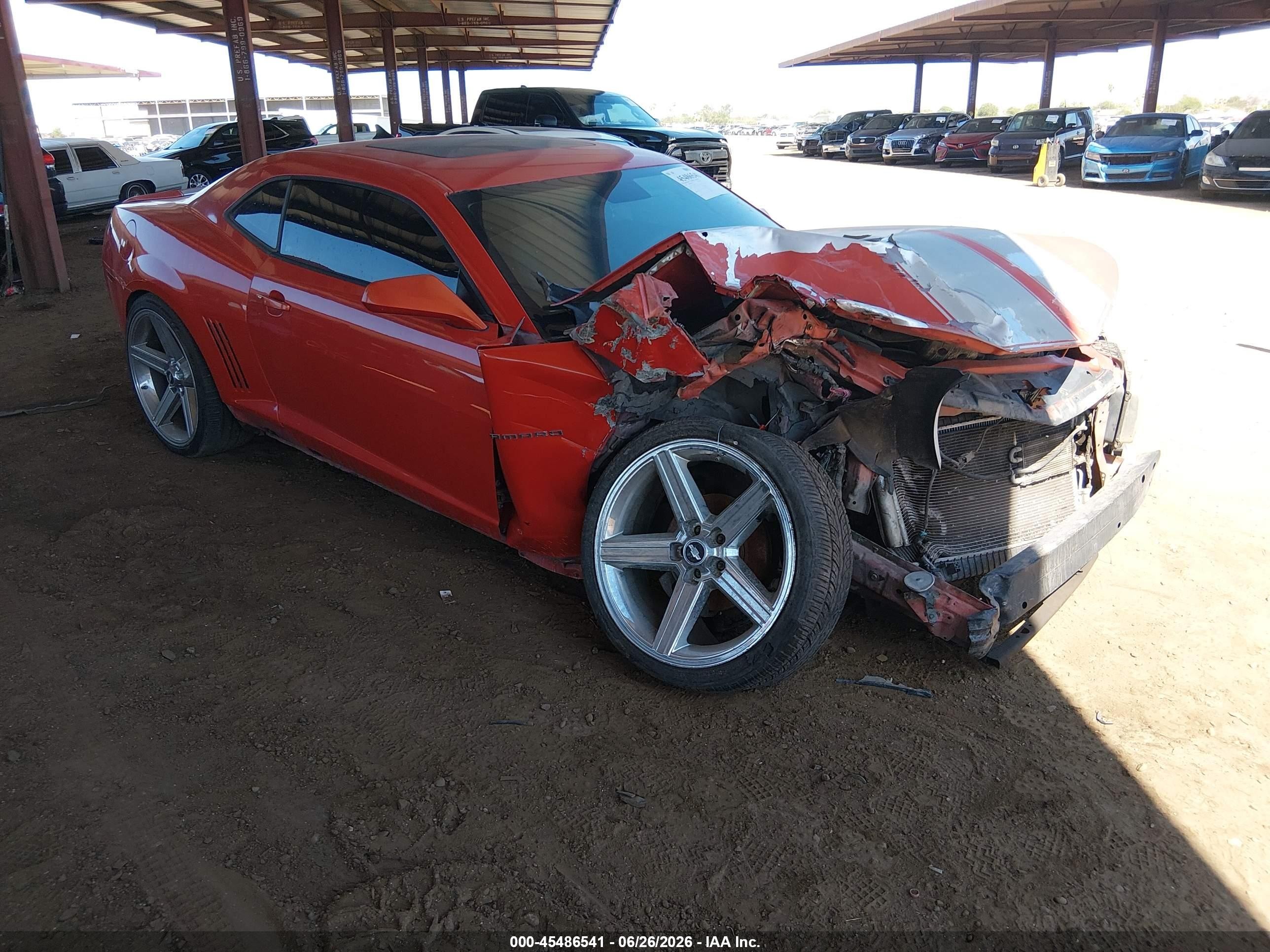 2010 Chevrolet Camaro 1lt Orange vin: 2G1FB1EVXA9216288