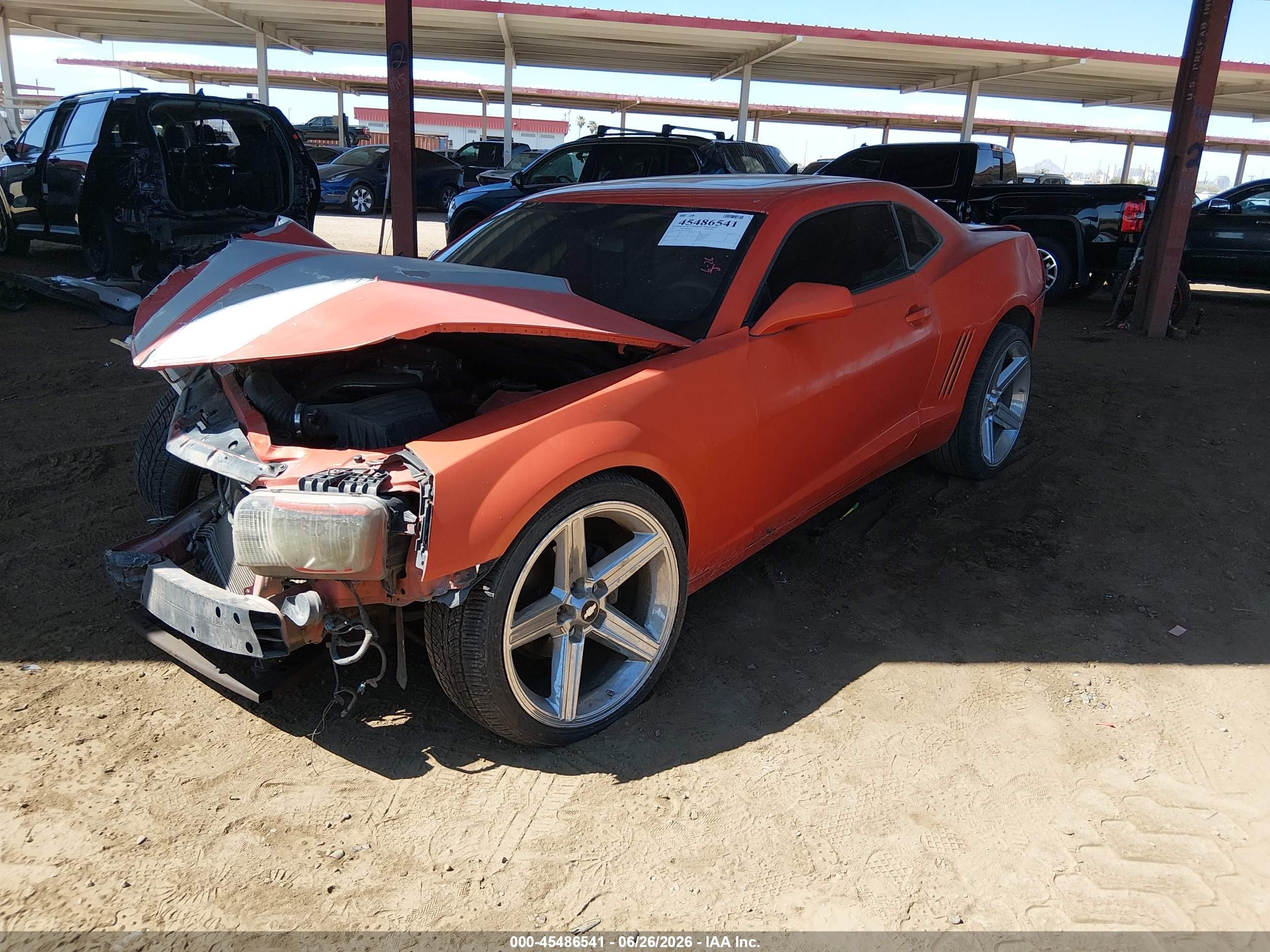 2010 Chevrolet Camaro 1lt Orange vin: 2G1FB1EVXA9216288