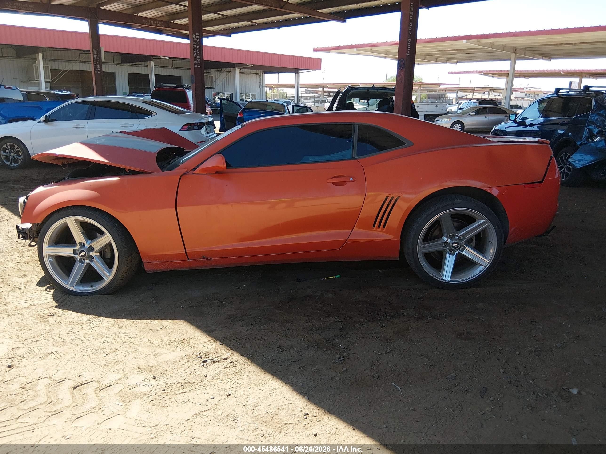 2010 Chevrolet Camaro 1lt Orange vin: 2G1FB1EVXA9216288