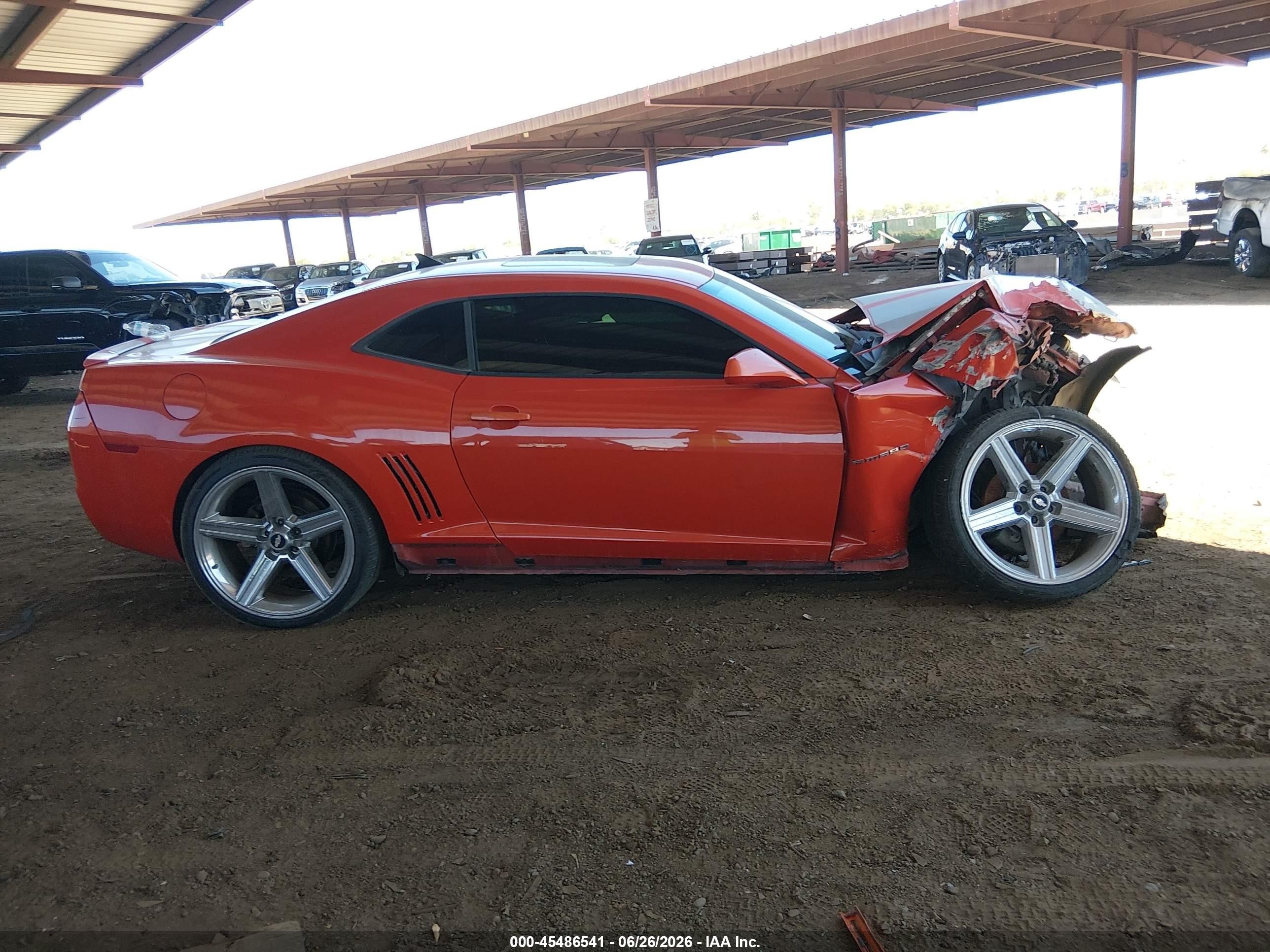 2010 Chevrolet Camaro 1lt Orange vin: 2G1FB1EVXA9216288