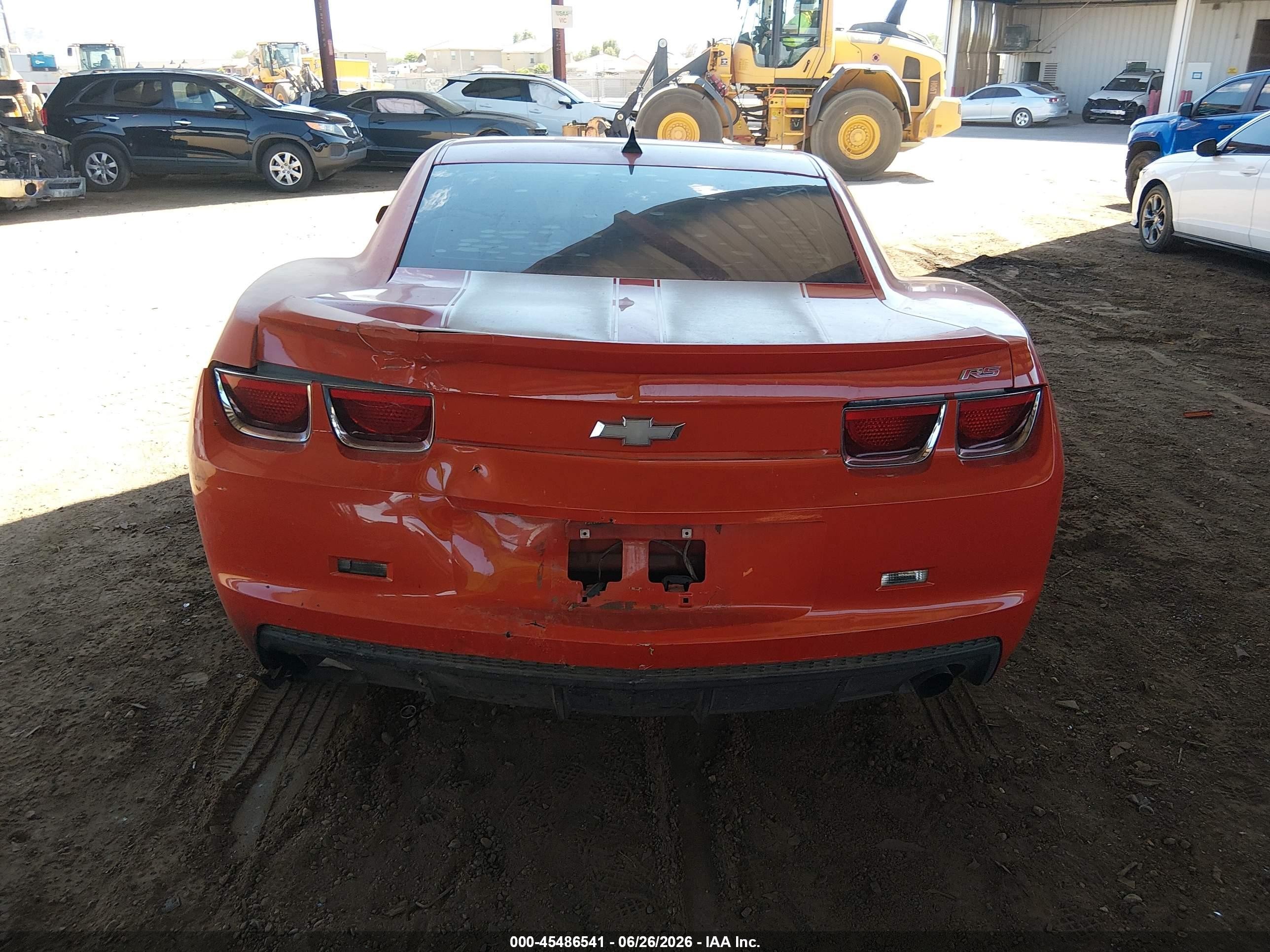 2010 Chevrolet Camaro 1lt Orange vin: 2G1FB1EVXA9216288