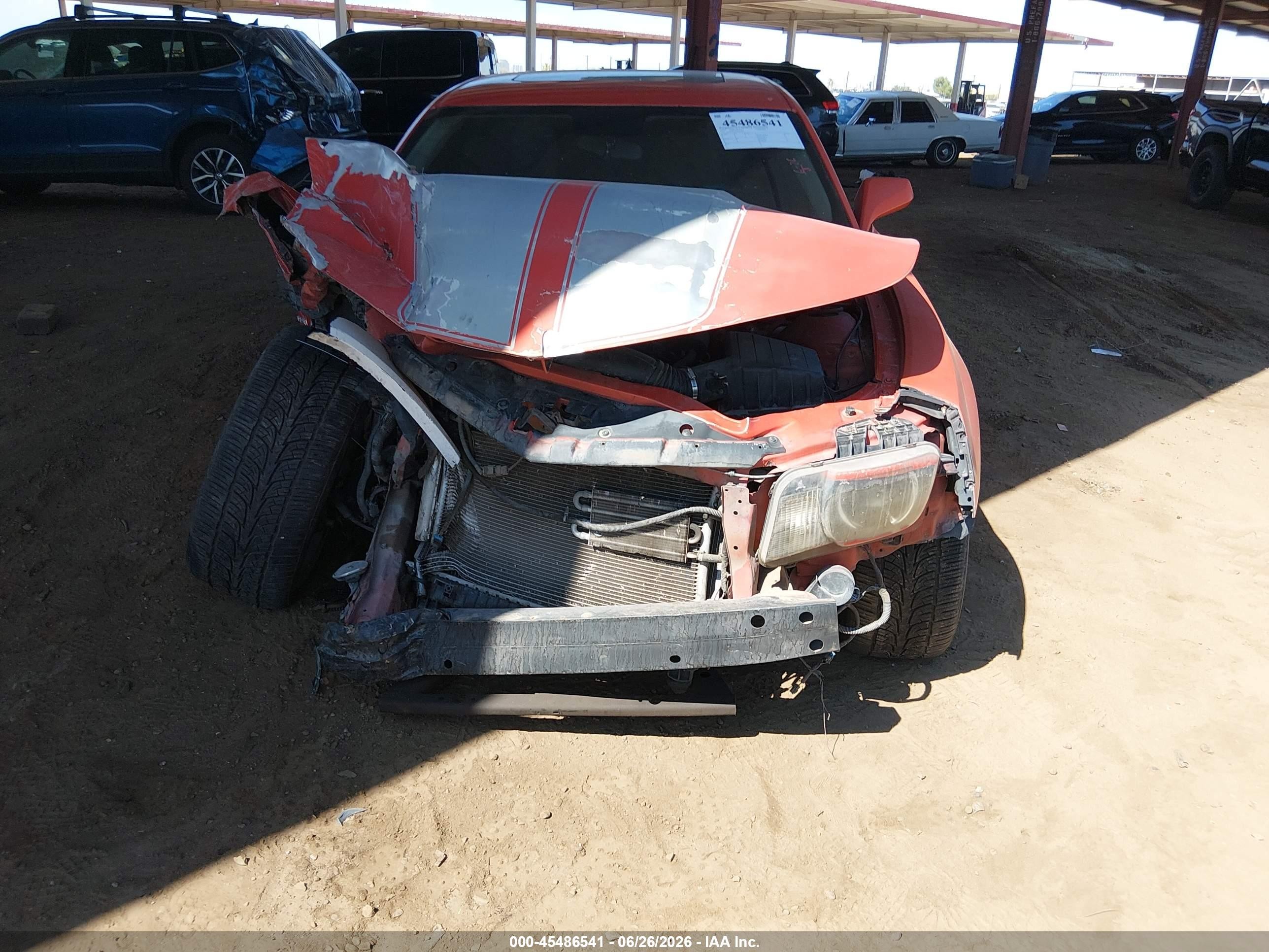 2010 Chevrolet Camaro 1lt Orange vin: 2G1FB1EVXA9216288