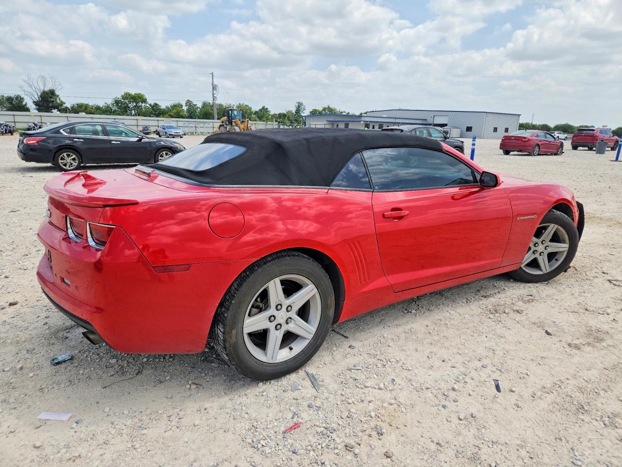 2012 Chevrolet Camaro Lt Red vin: 2G1FB3D30C9114139