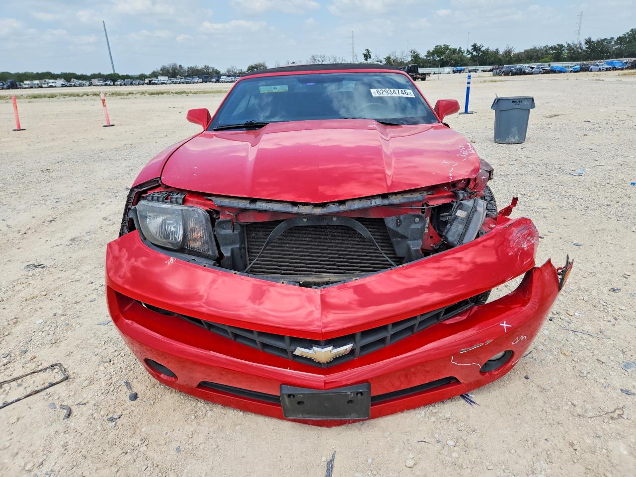 2012 Chevrolet Camaro Lt Red vin: 2G1FB3D30C9114139