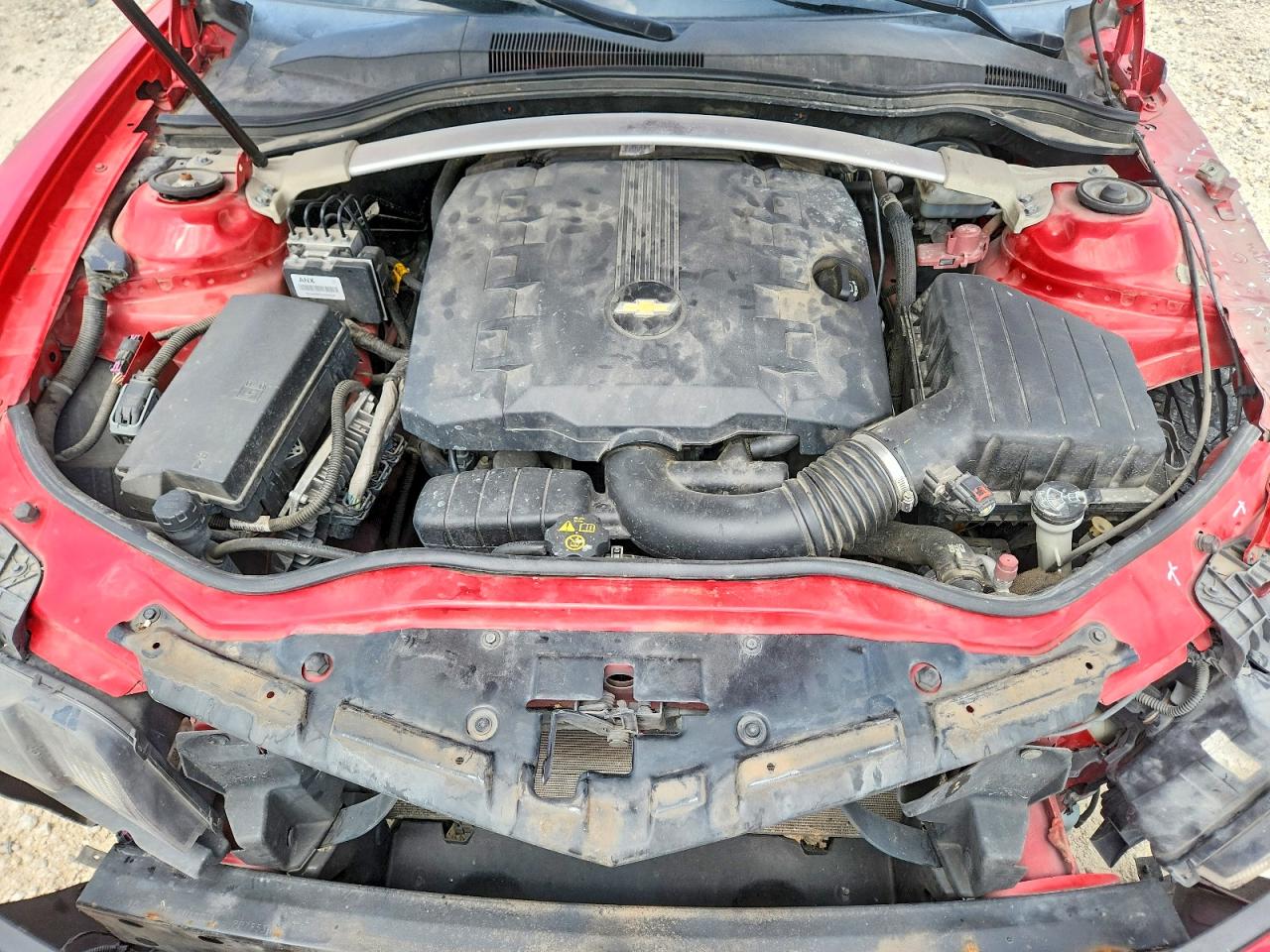 2012 Chevrolet Camaro Lt Red vin: 2G1FB3D30C9114139