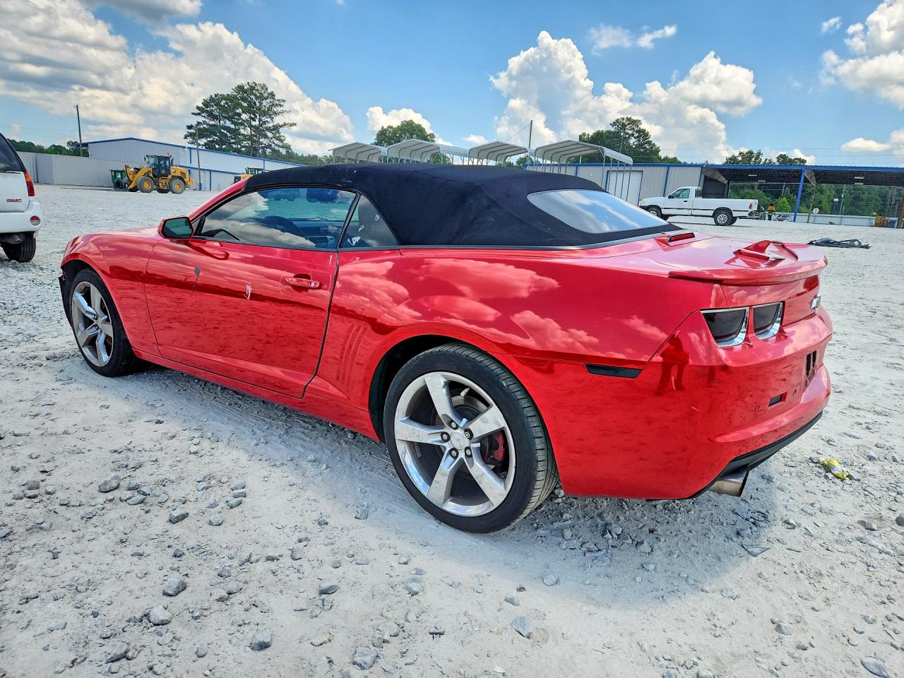 2012 Chevrolet Camaro Lt Red vin: 2G1FB3D30C9180609