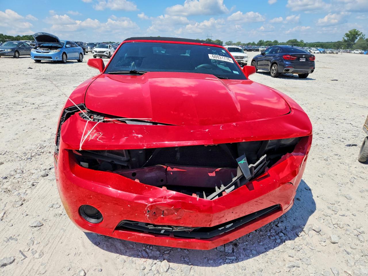 2012 Chevrolet Camaro Lt Red vin: 2G1FB3D30C9180609