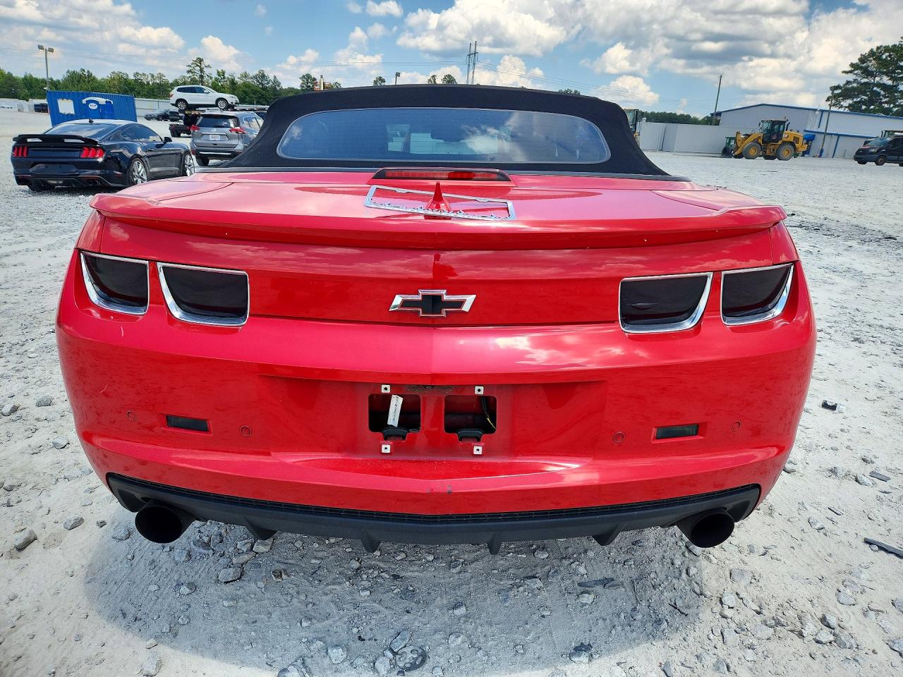 2012 Chevrolet Camaro Lt Red vin: 2G1FB3D30C9180609