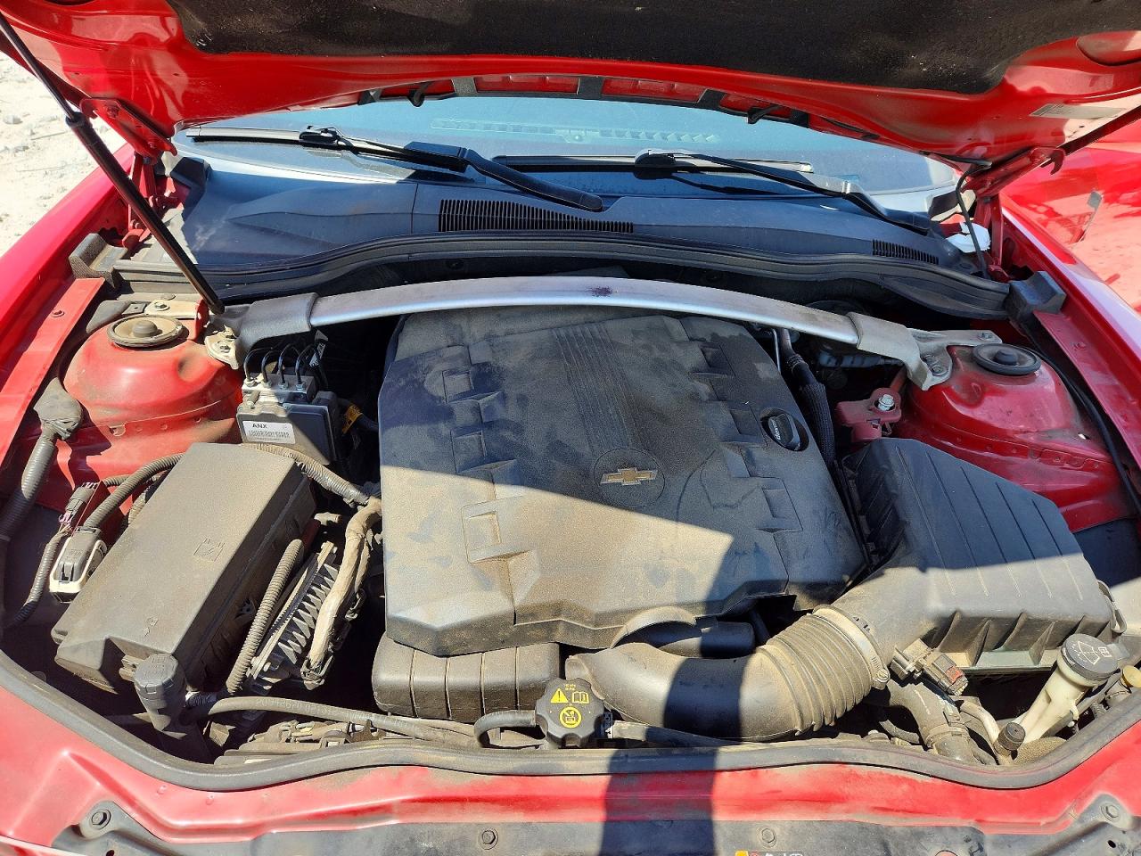 2012 Chevrolet Camaro Lt Red vin: 2G1FB3D30C9180609