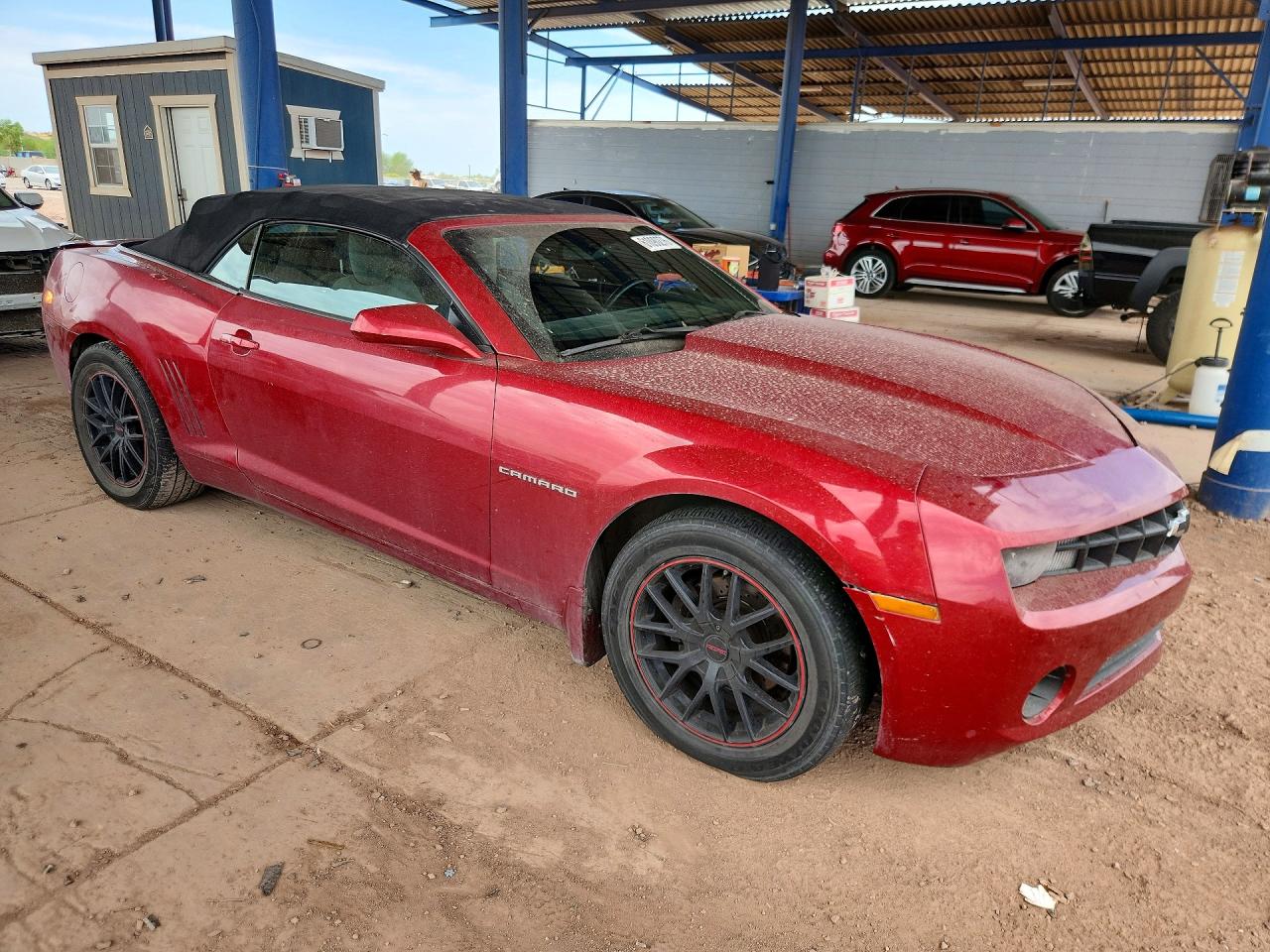 2012 Chevrolet Camaro Lt Red vin: 2G1FB3D30C9211308