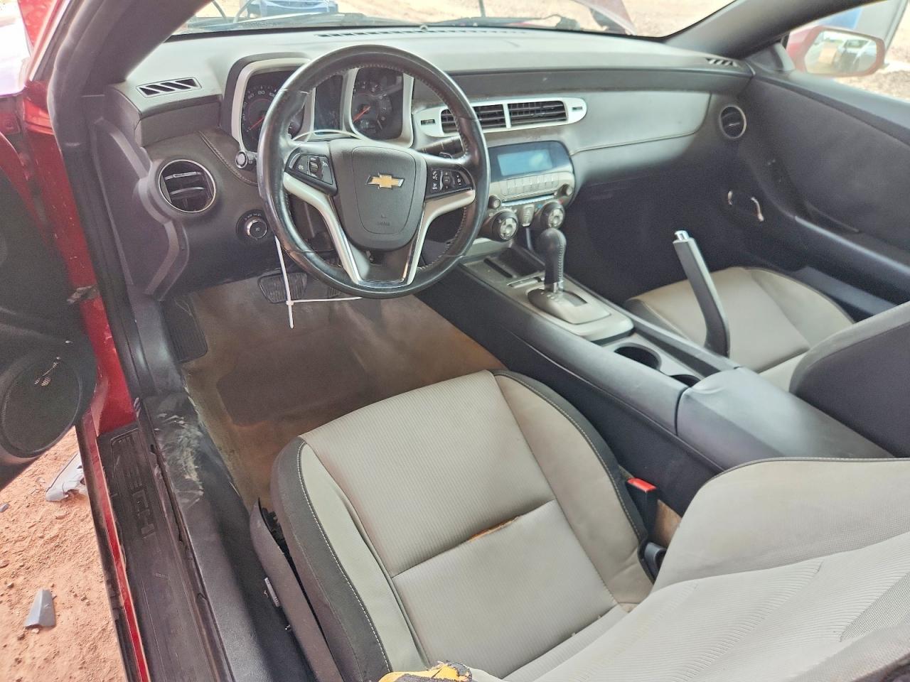 2012 Chevrolet Camaro Lt Red vin: 2G1FB3D30C9211308
