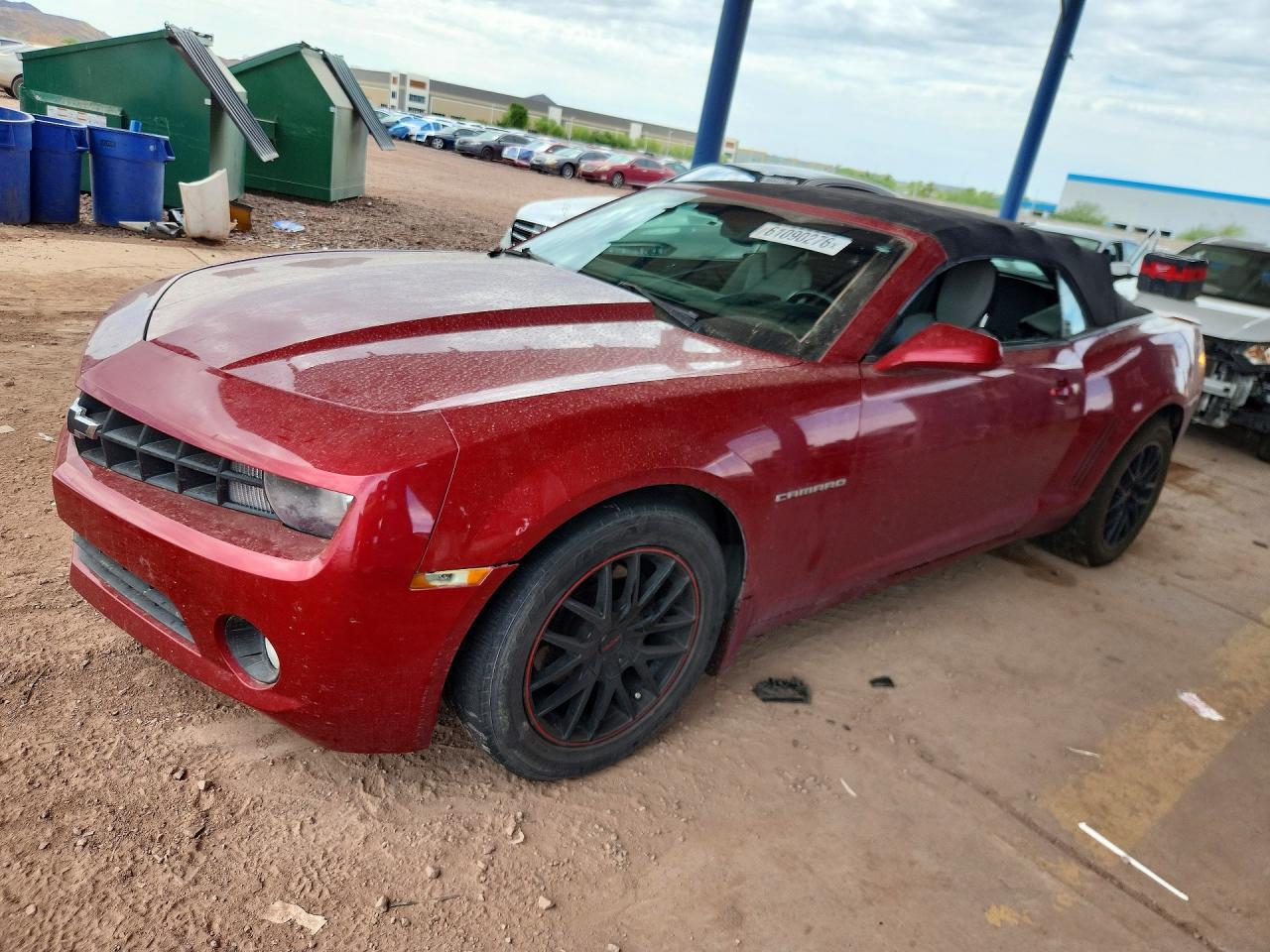 2012 Chevrolet Camaro Lt Red vin: 2G1FB3D30C9211308