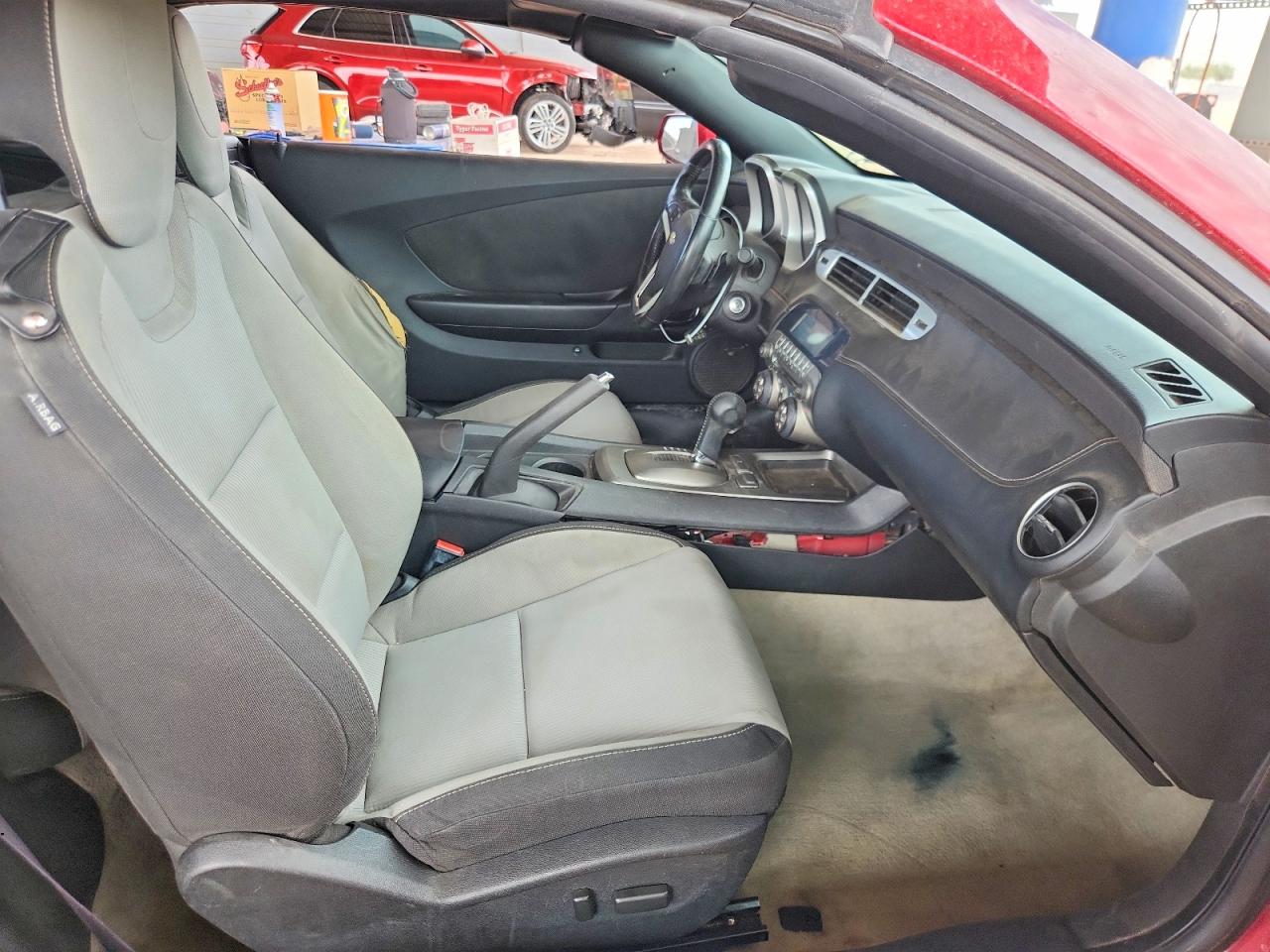 2012 Chevrolet Camaro Lt Red vin: 2G1FB3D30C9211308