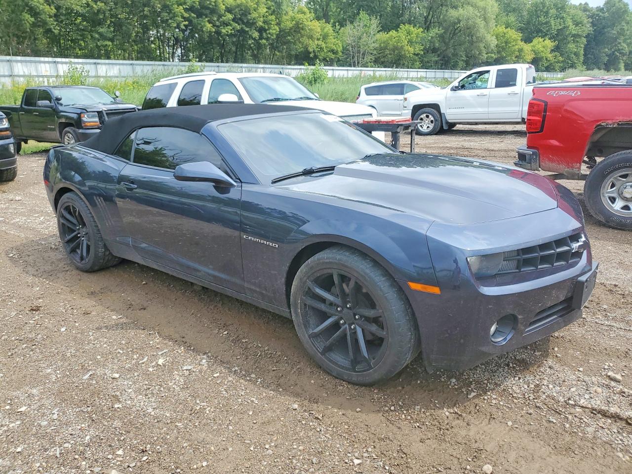 2013 Chevrolet Camaro Lt Синий vin: 2G1FB3D30D9136000