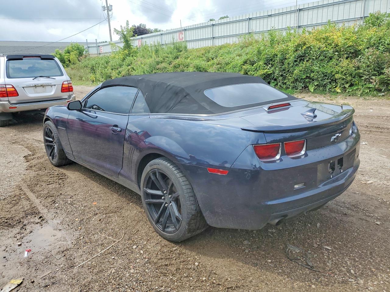 2013 Chevrolet Camaro Lt Синий vin: 2G1FB3D30D9136000