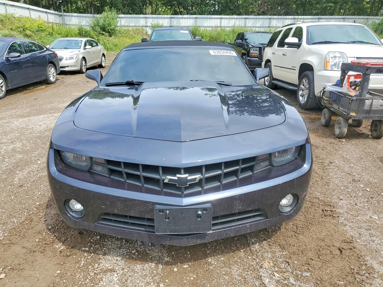 2013 Chevrolet Camaro Lt Синий vin: 2G1FB3D30D9136000