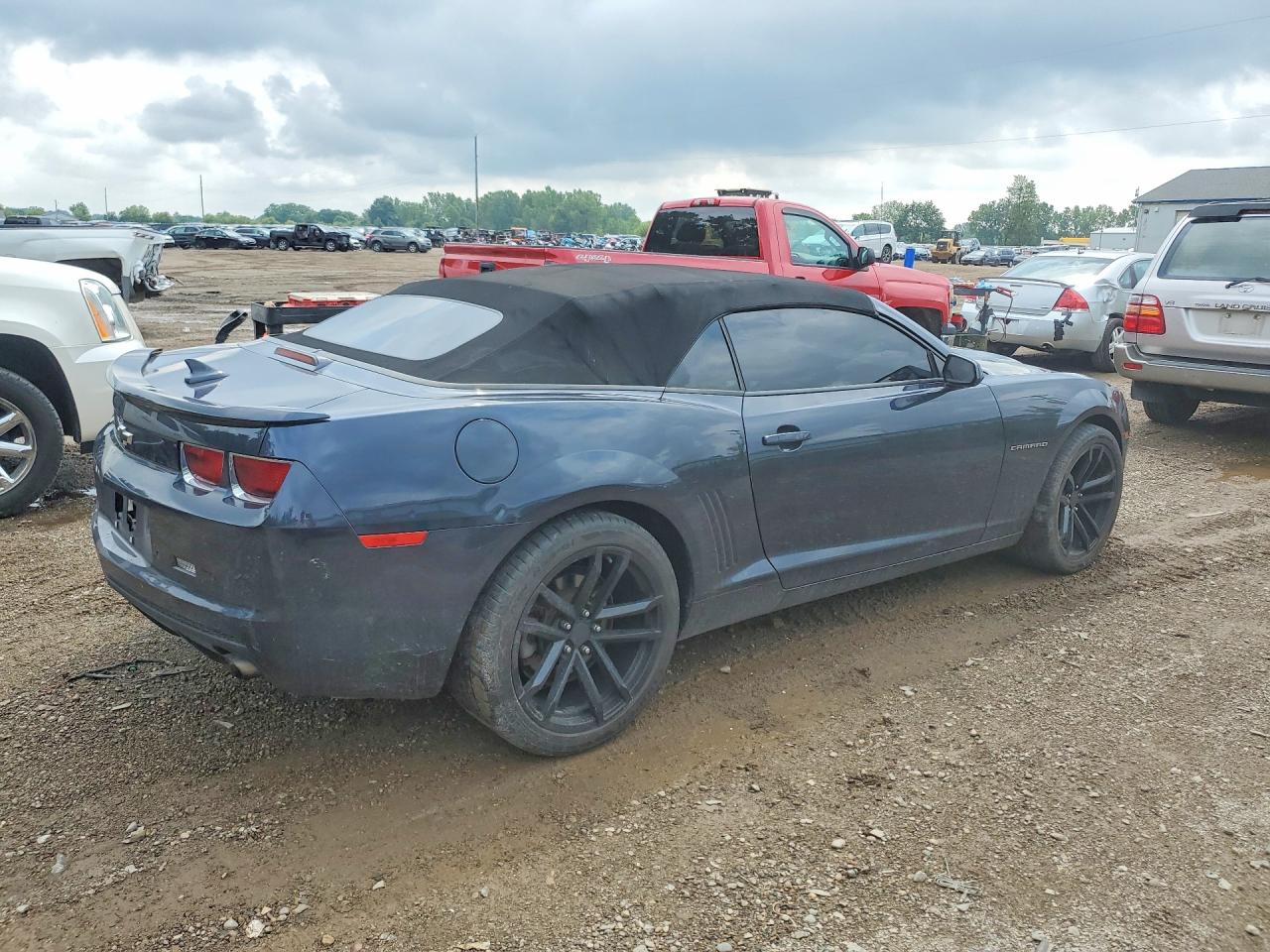 2013 Chevrolet Camaro Lt Синий vin: 2G1FB3D30D9136000
