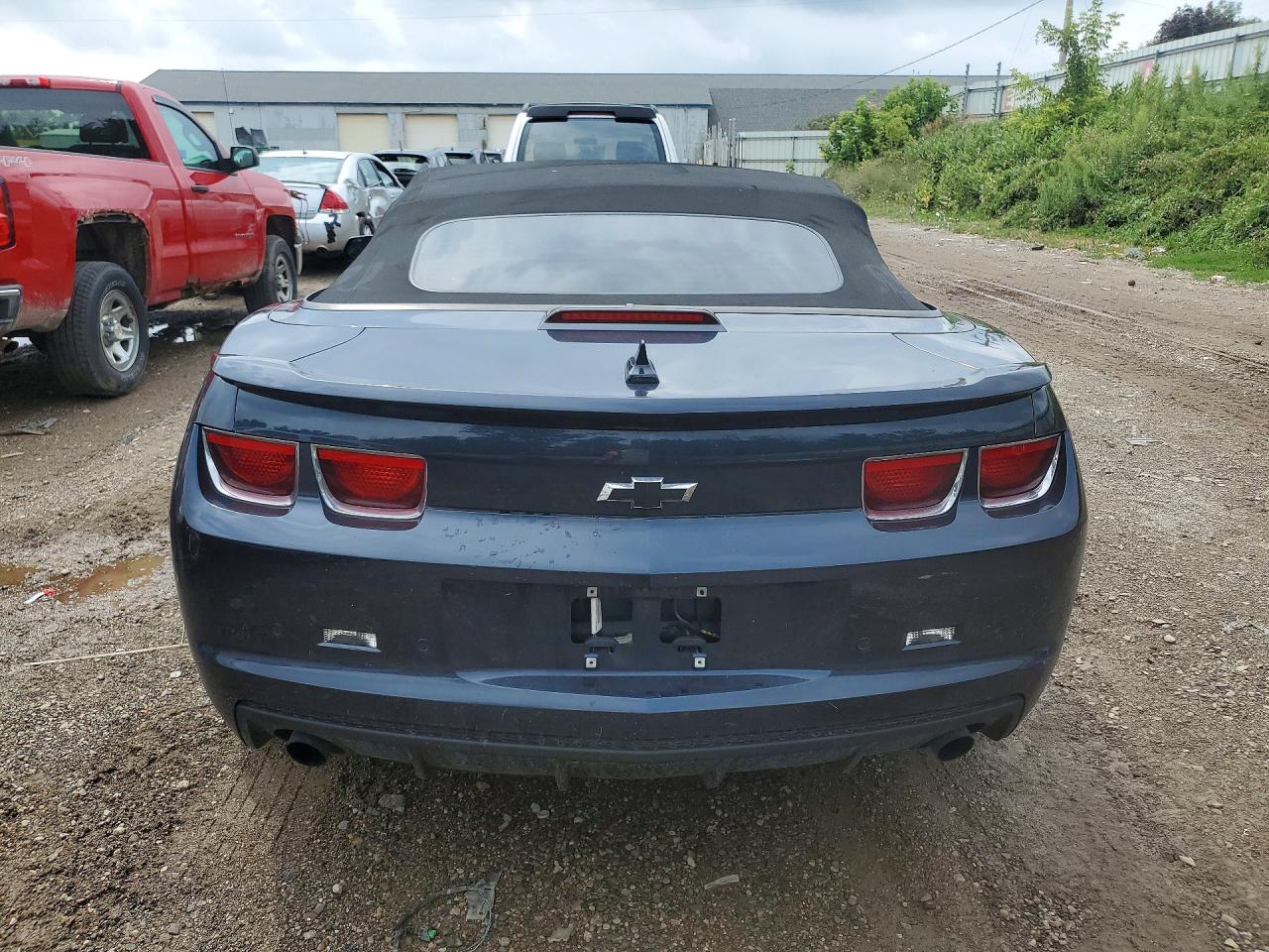 2013 Chevrolet Camaro Lt Синий vin: 2G1FB3D30D9136000