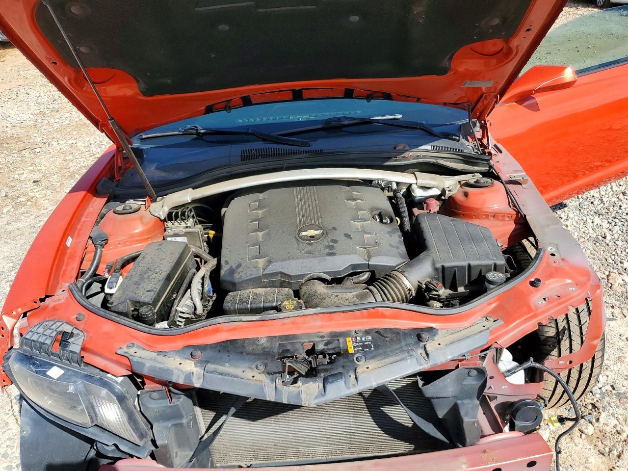 2013 Chevrolet Camaro Lt Orange vin: 2G1FB3D31D9174075