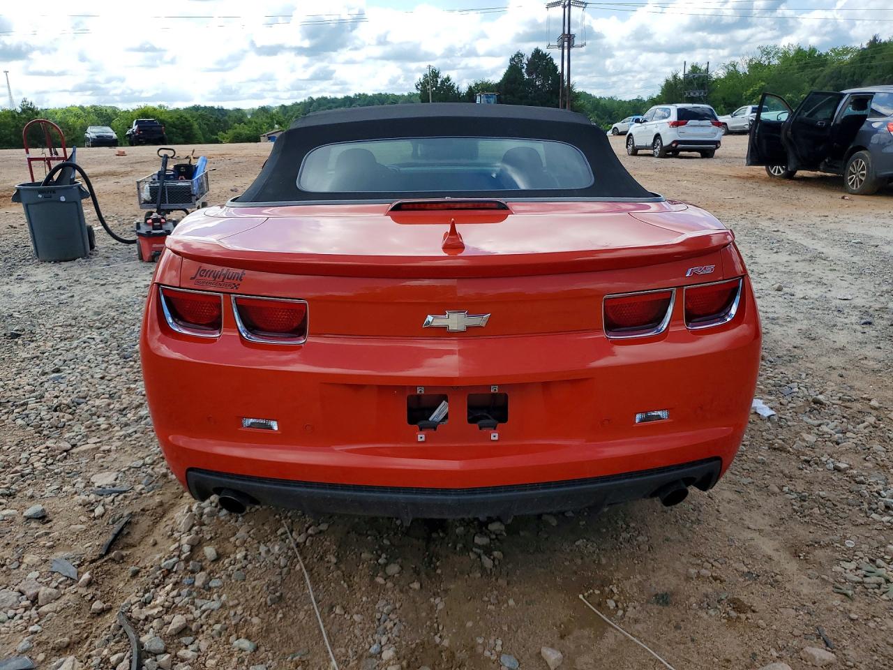 2013 Chevrolet Camaro Lt Orange vin: 2G1FB3D31D9174075