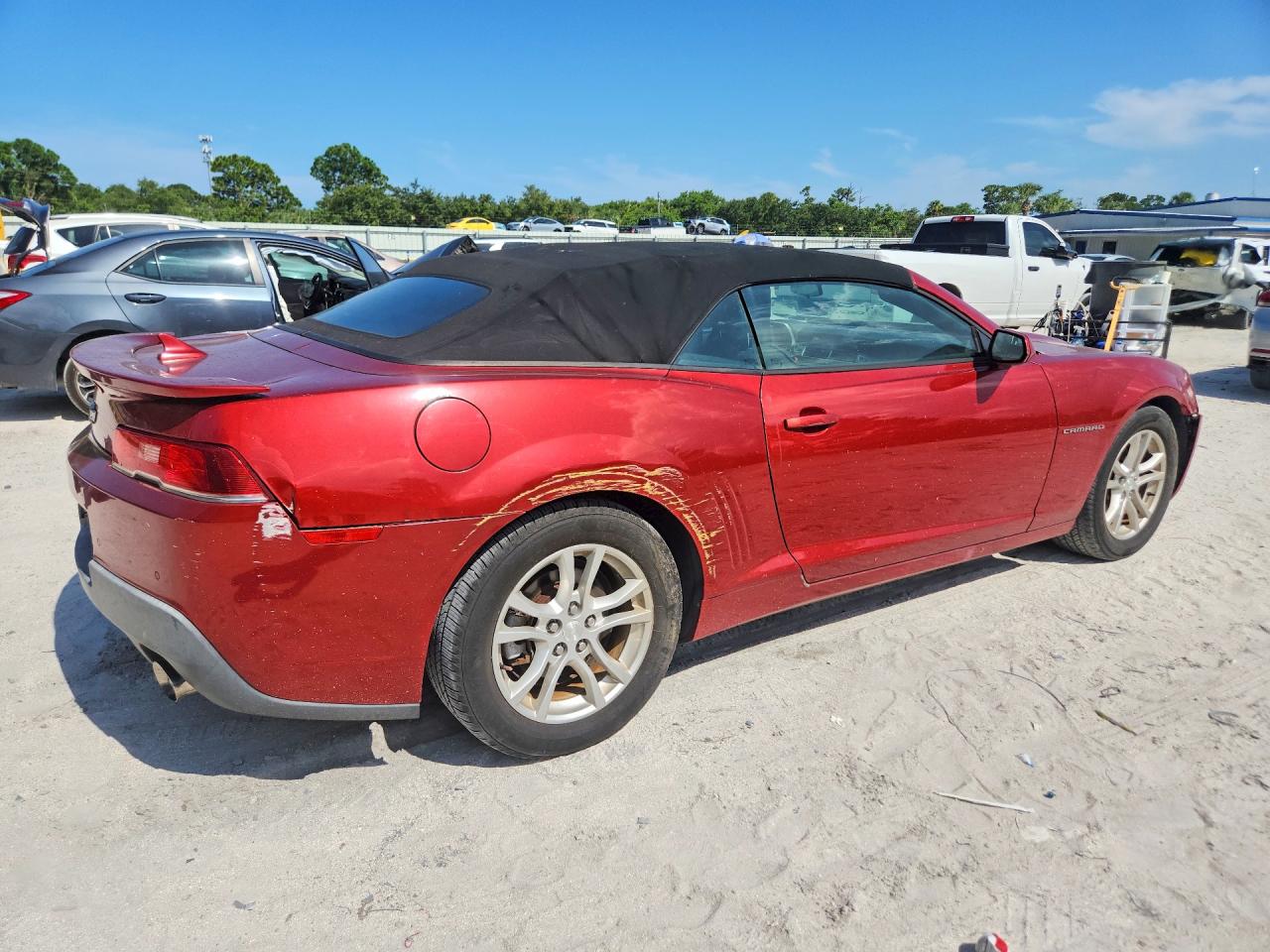 2014 Chevrolet Camaro Lt Красный vin: 2G1FB3D31E9152126