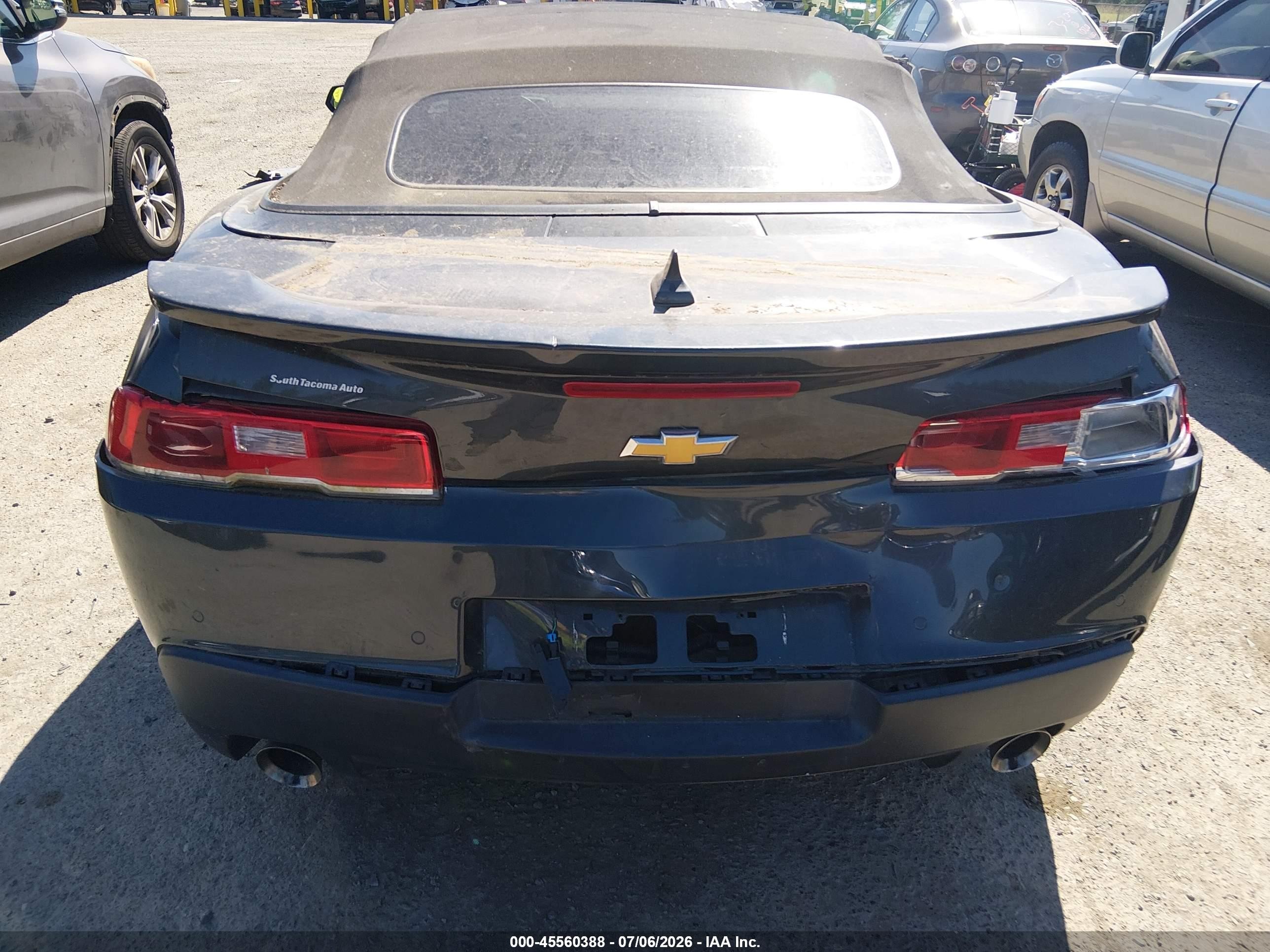 2014 Chevrolet Camaro 1lt Gray vin: 2G1FB3D31E9249522