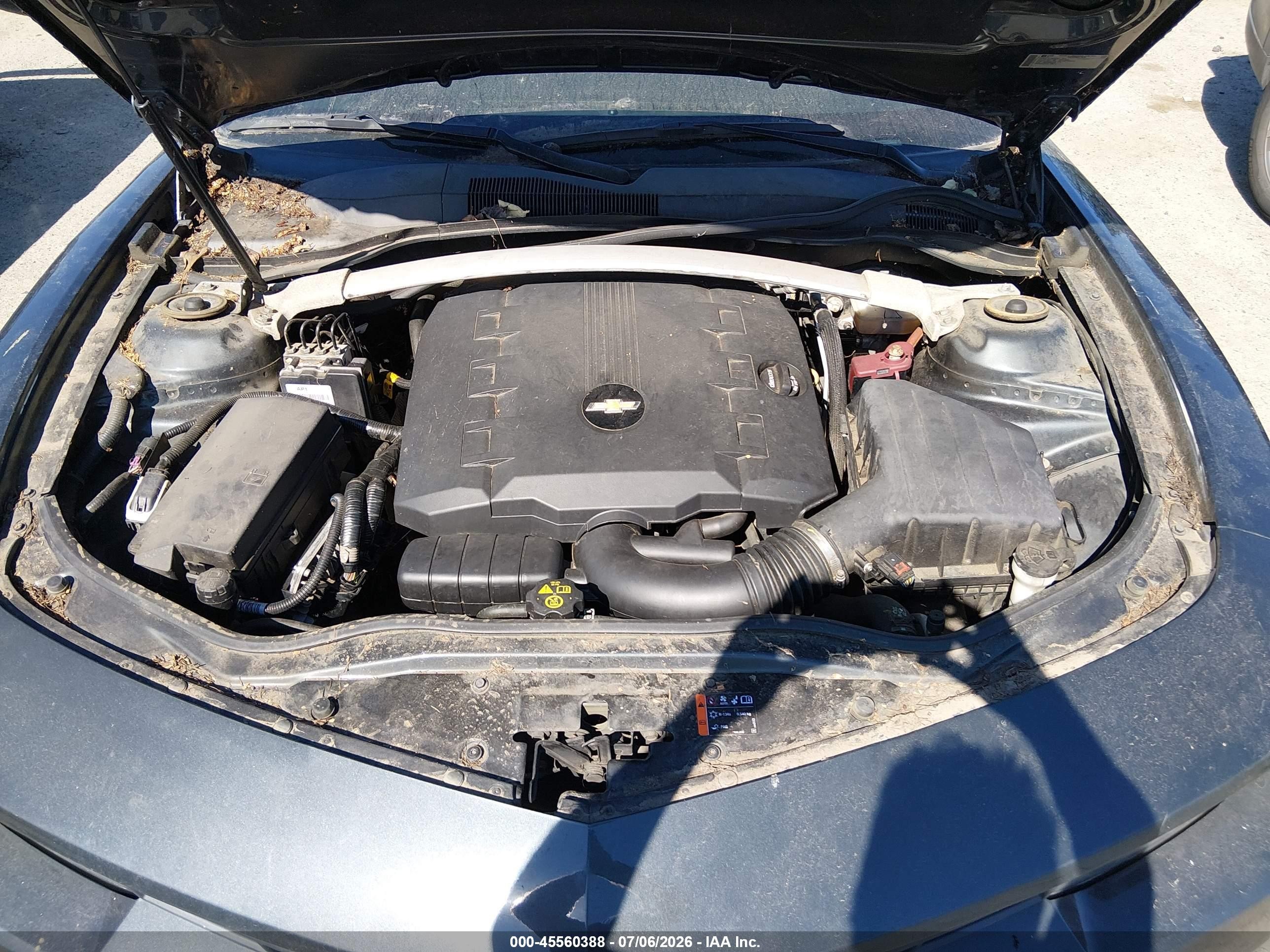 2014 Chevrolet Camaro 1lt Gray vin: 2G1FB3D31E9249522