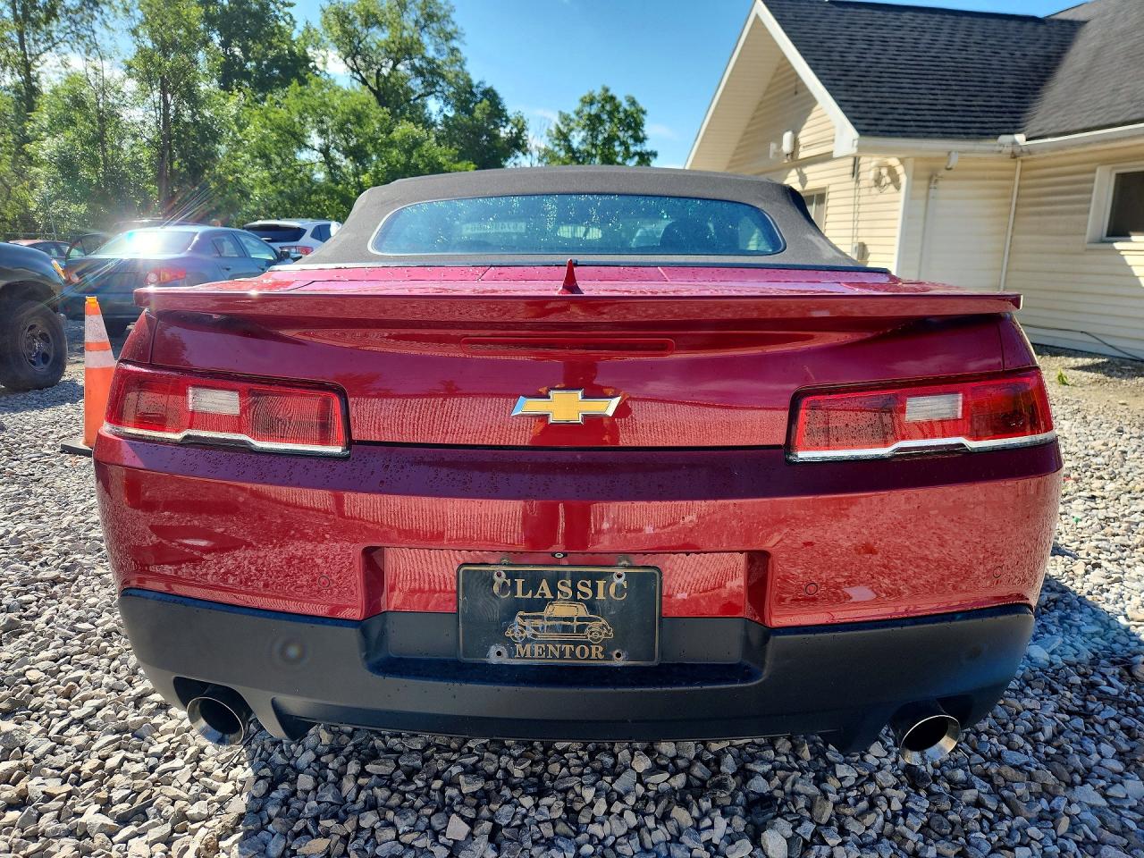 2014 Chevrolet Camaro Lt Red vin: 2G1FB3D31E9305040