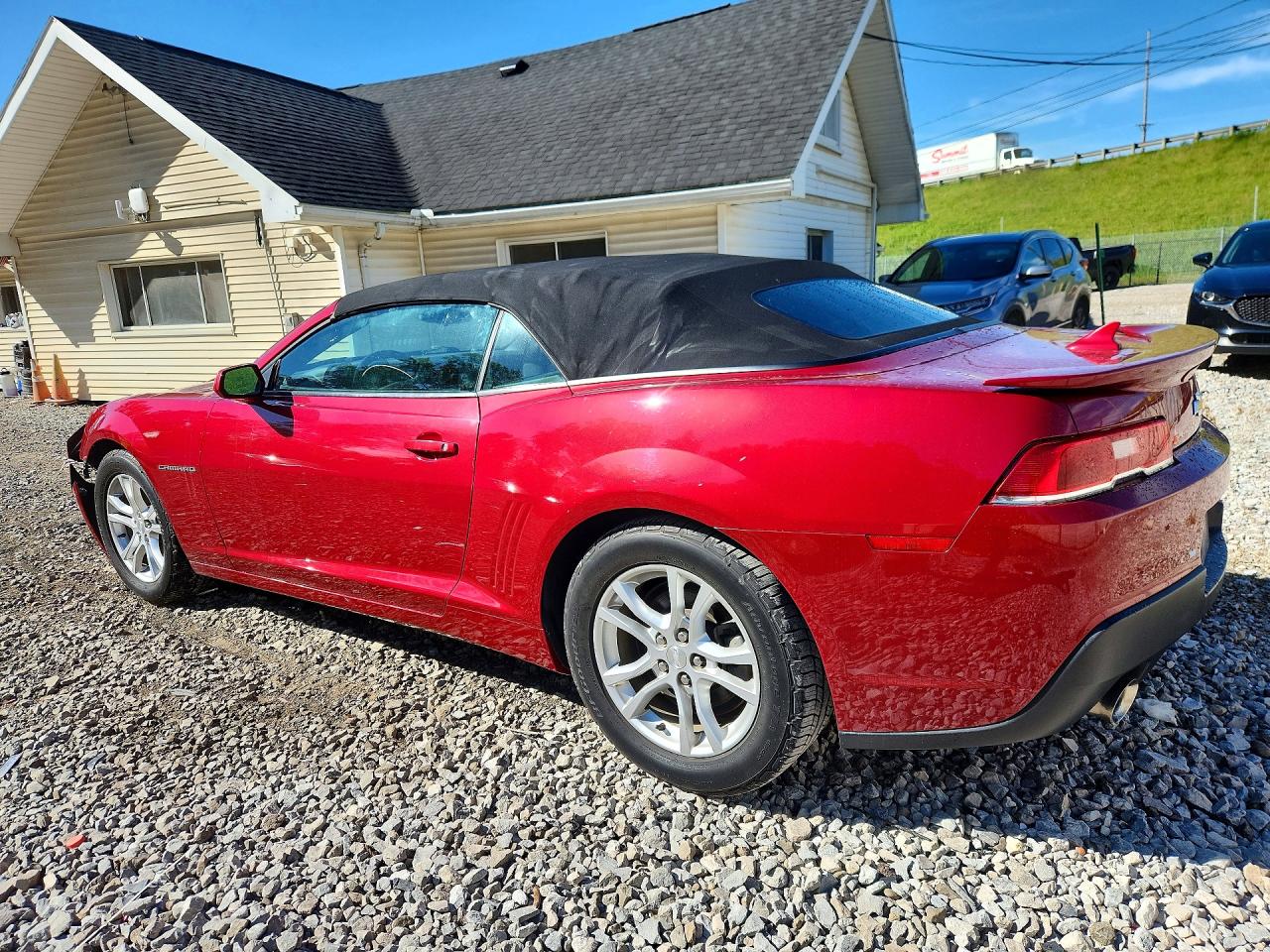 2014 Chevrolet Camaro Lt Red vin: 2G1FB3D31E9305040