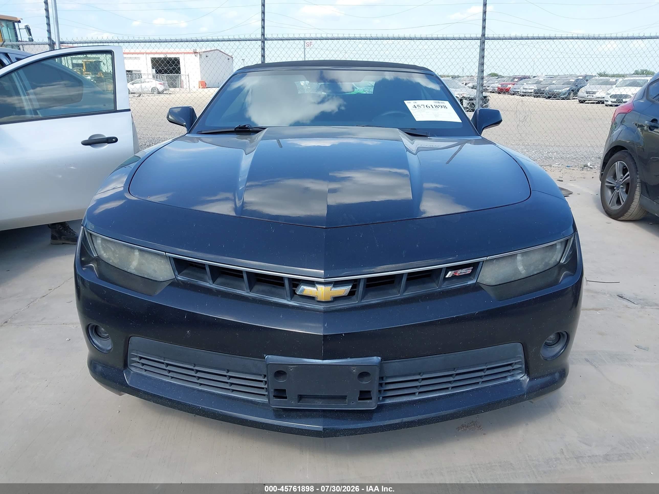 2014 Chevrolet Camaro 1lt Black vin: 2G1FB3D32E9256964