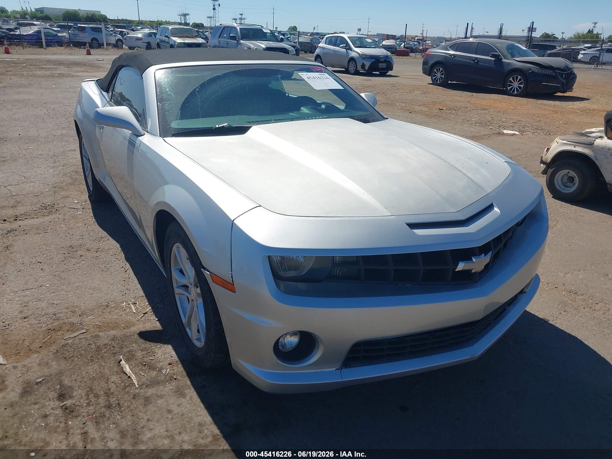 2013 Chevrolet Camaro 1lt Silver vin: 2G1FB3D33D9138744