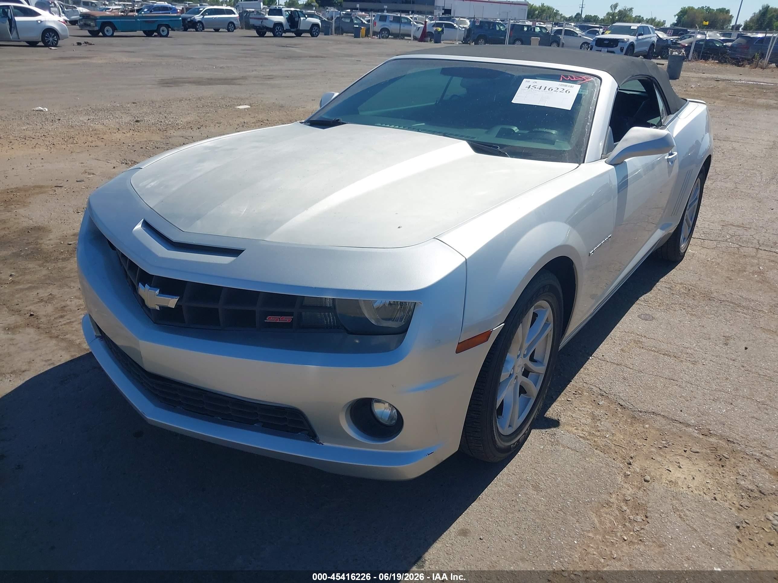 2013 Chevrolet Camaro 1lt Silver vin: 2G1FB3D33D9138744