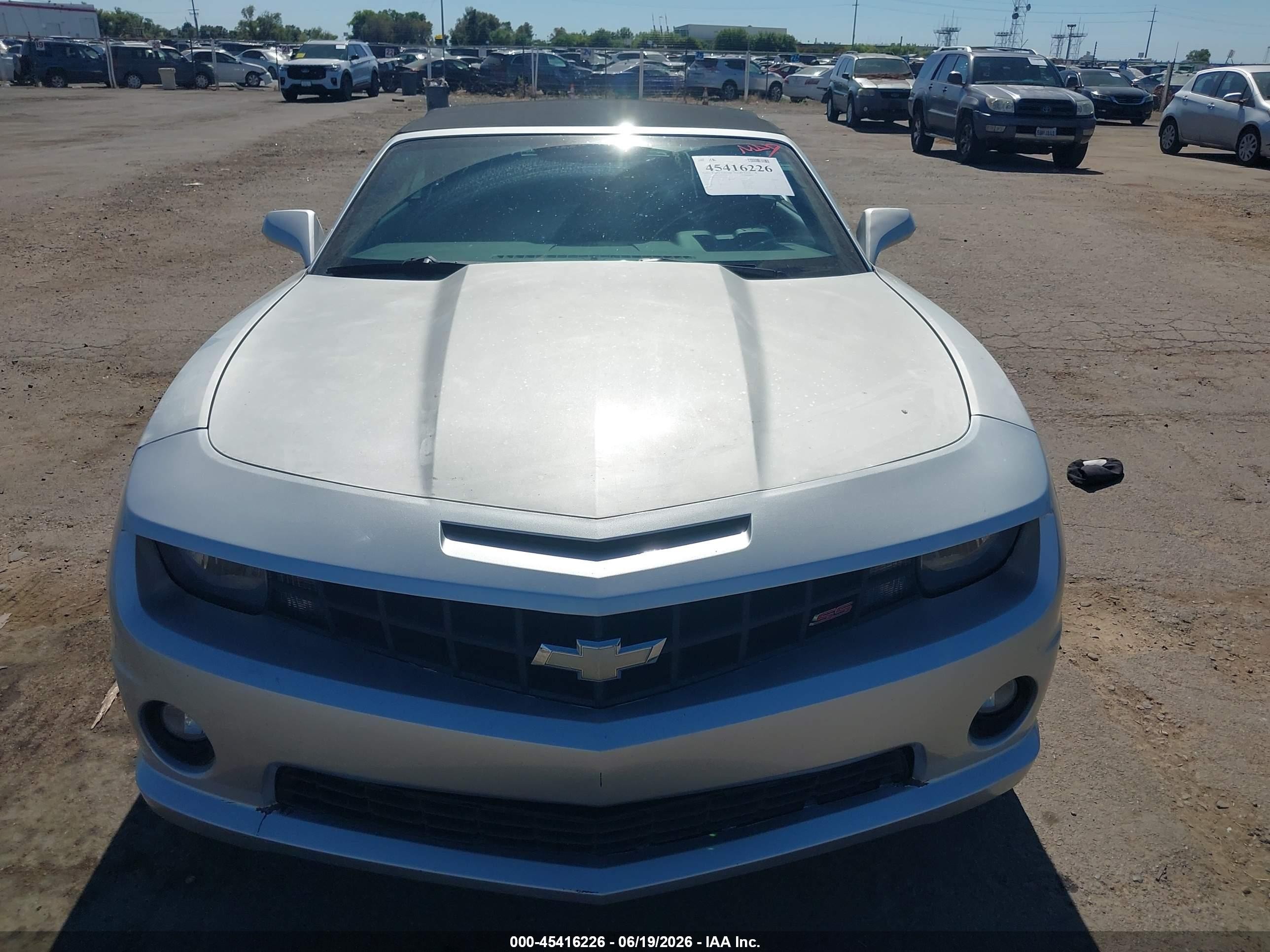 2013 Chevrolet Camaro 1lt Silver vin: 2G1FB3D33D9138744