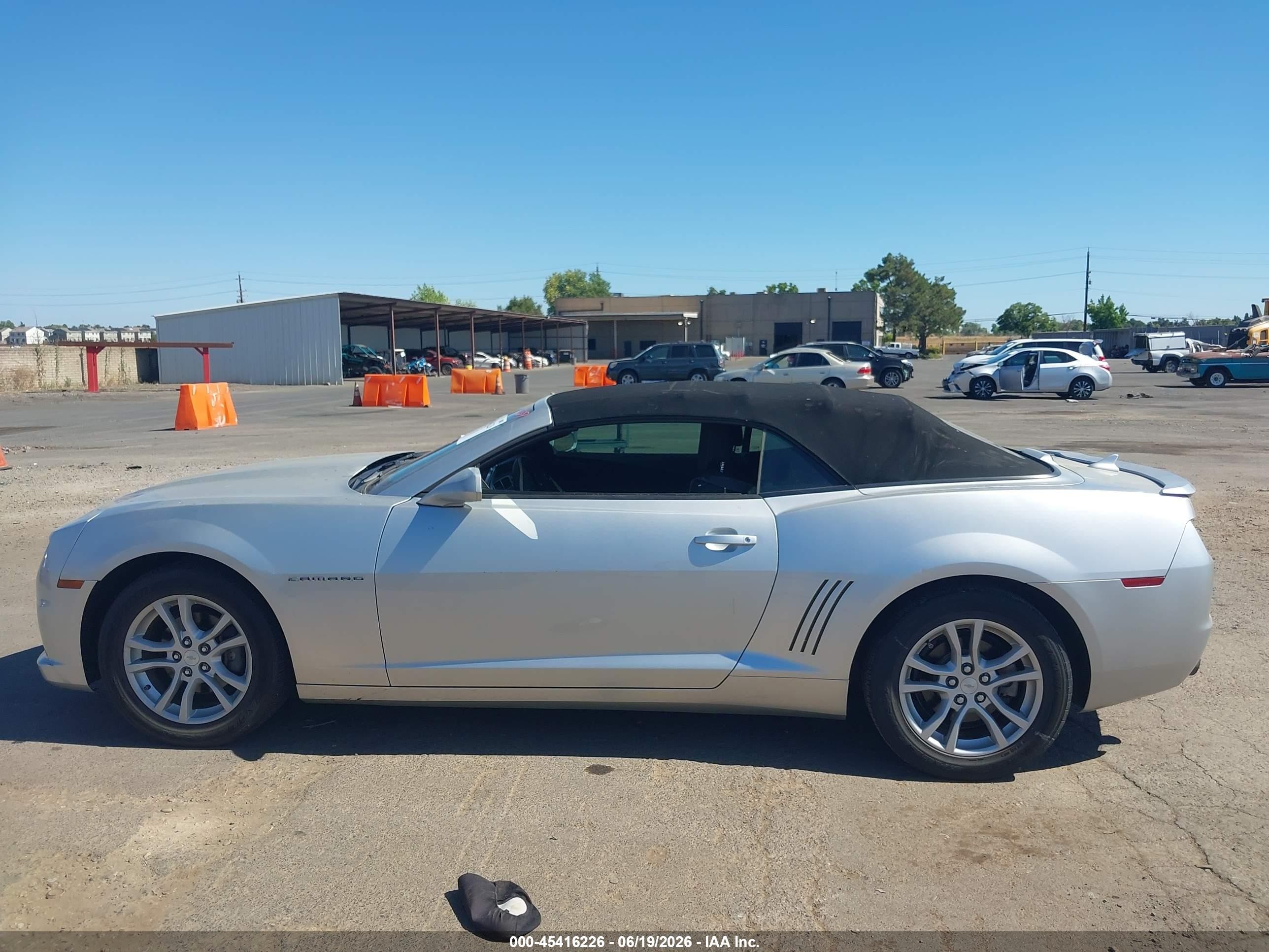 2013 Chevrolet Camaro 1lt Silver vin: 2G1FB3D33D9138744