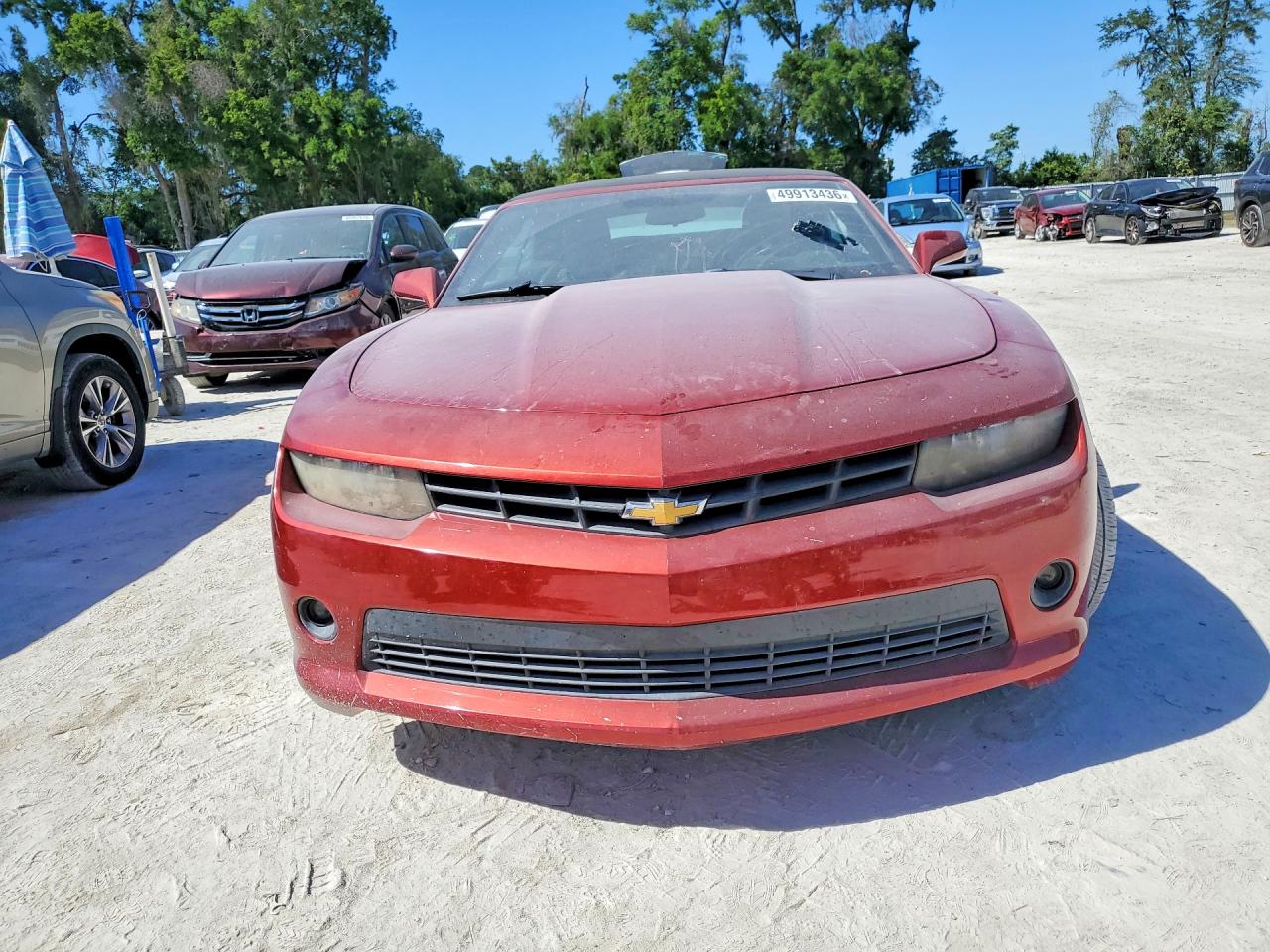 2014 Chevrolet Camaro Lt Red vin: 2G1FB3D33E9293246