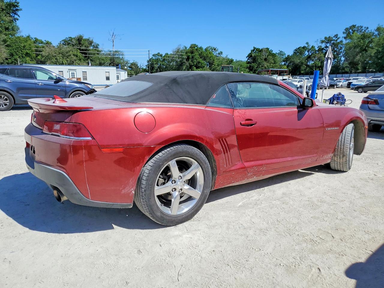 2014 Chevrolet Camaro Lt Red vin: 2G1FB3D33E9293246