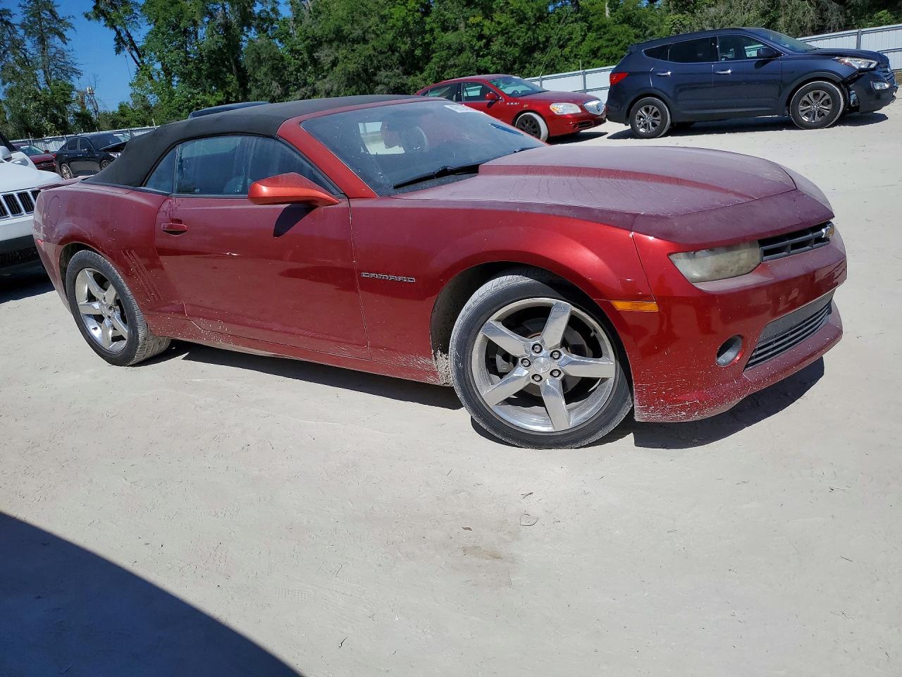2014 Chevrolet Camaro Lt Red vin: 2G1FB3D33E9293246